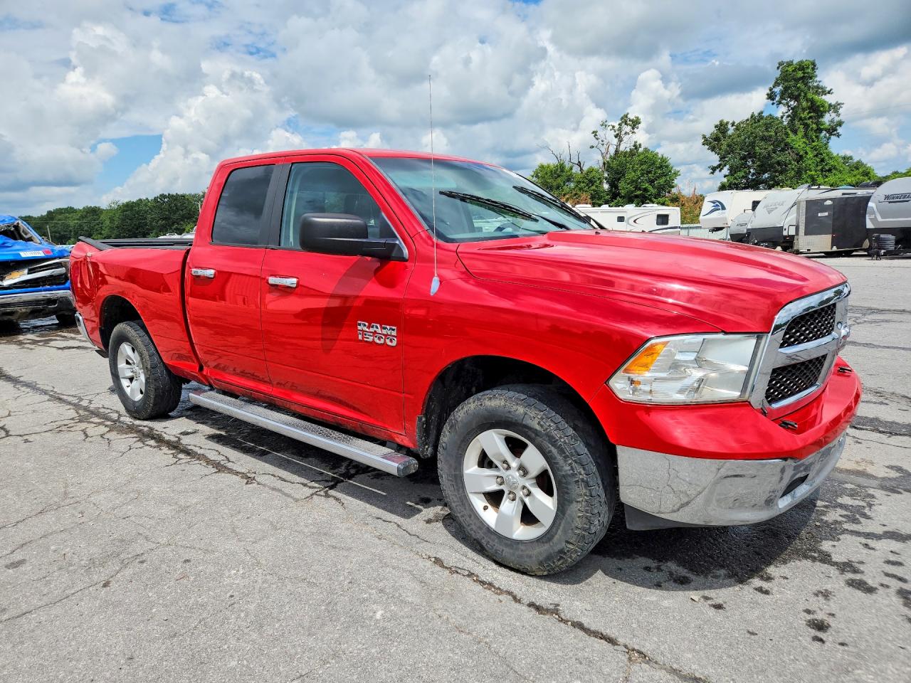 2014 Ram 1500 Slt Red vin: 1C6RR7GG0ES153506