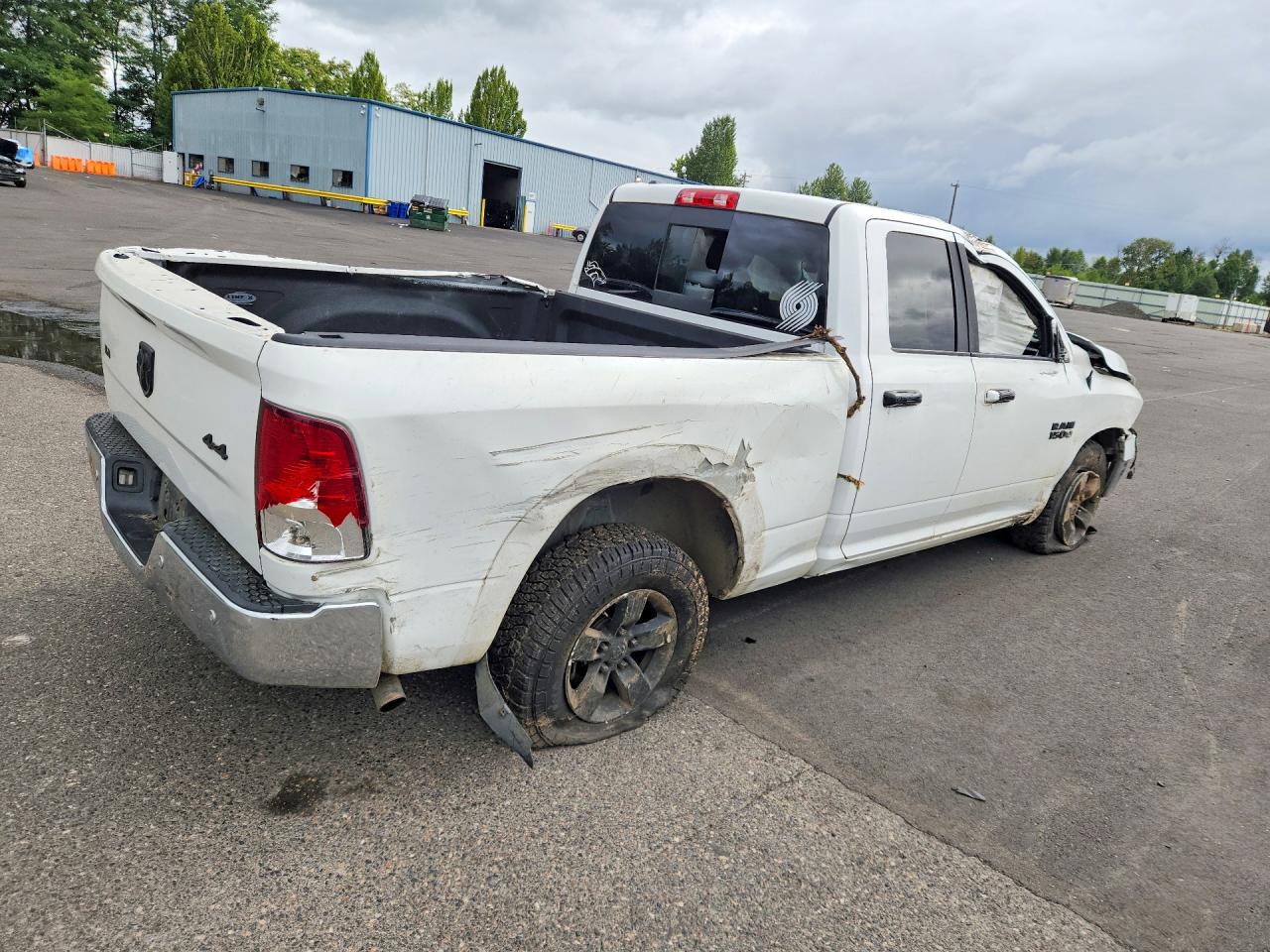 2014 Ram 1500 Slt White vin: 1C6RR7GG1ES103049