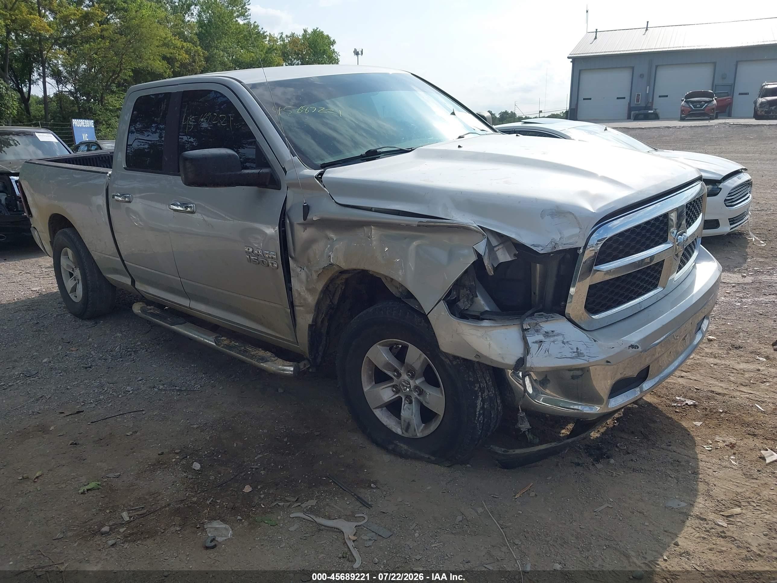 2015 Ram 1500 Slt Silver vin: 1C6RR7GG3FS531366