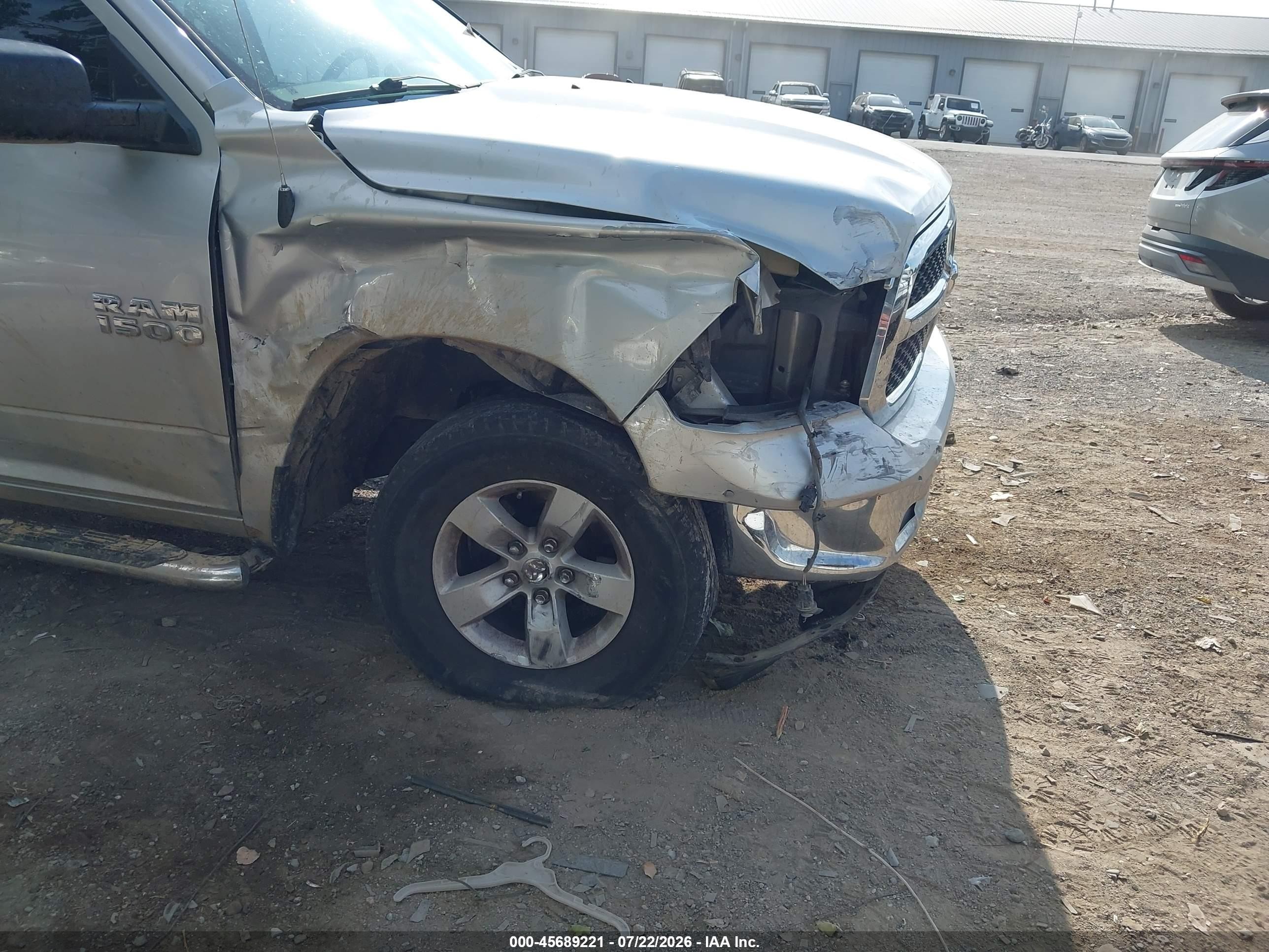 2015 Ram 1500 Slt Silver vin: 1C6RR7GG3FS531366