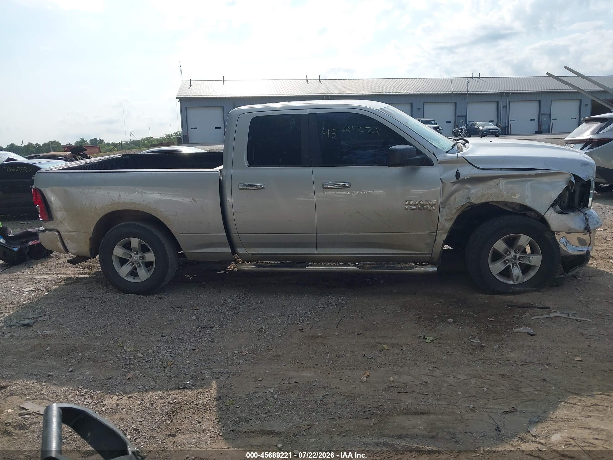 2015 Ram 1500 Slt Silver vin: 1C6RR7GG3FS531366