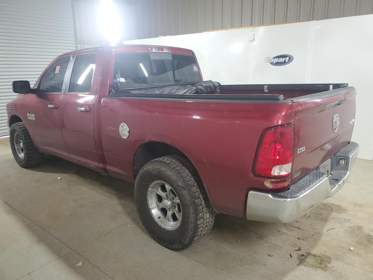 2014 Ram 1500 Slt Темно-бордовый vin: 1C6RR7GG4ES133677 Damage: Left Bed Side, Dent(S) W/ Paint Dmg, 7 To 8 Inches