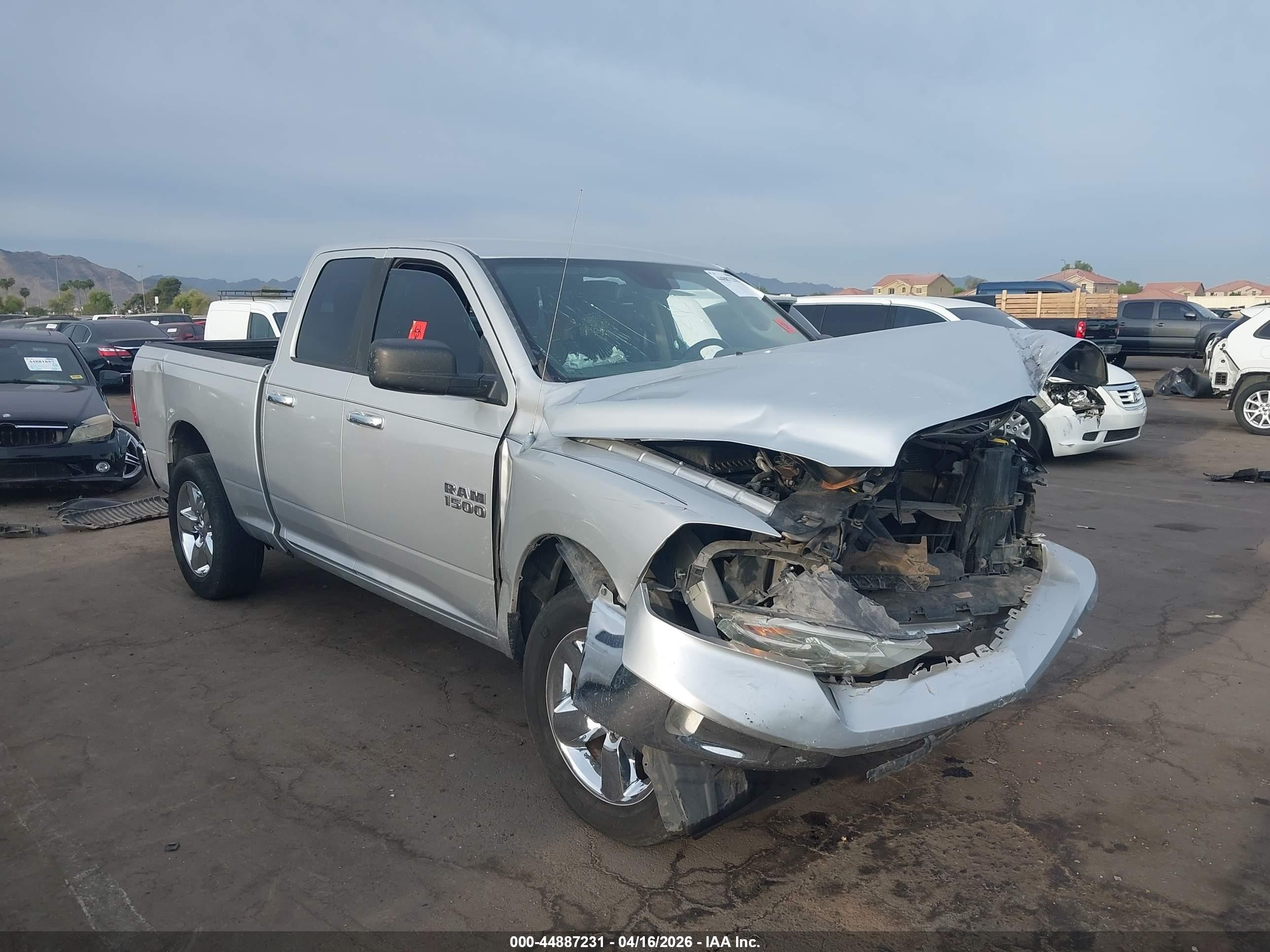 2014 Ram 1500 Big Horn Silver vin: 1C6RR7GG4ES134425
