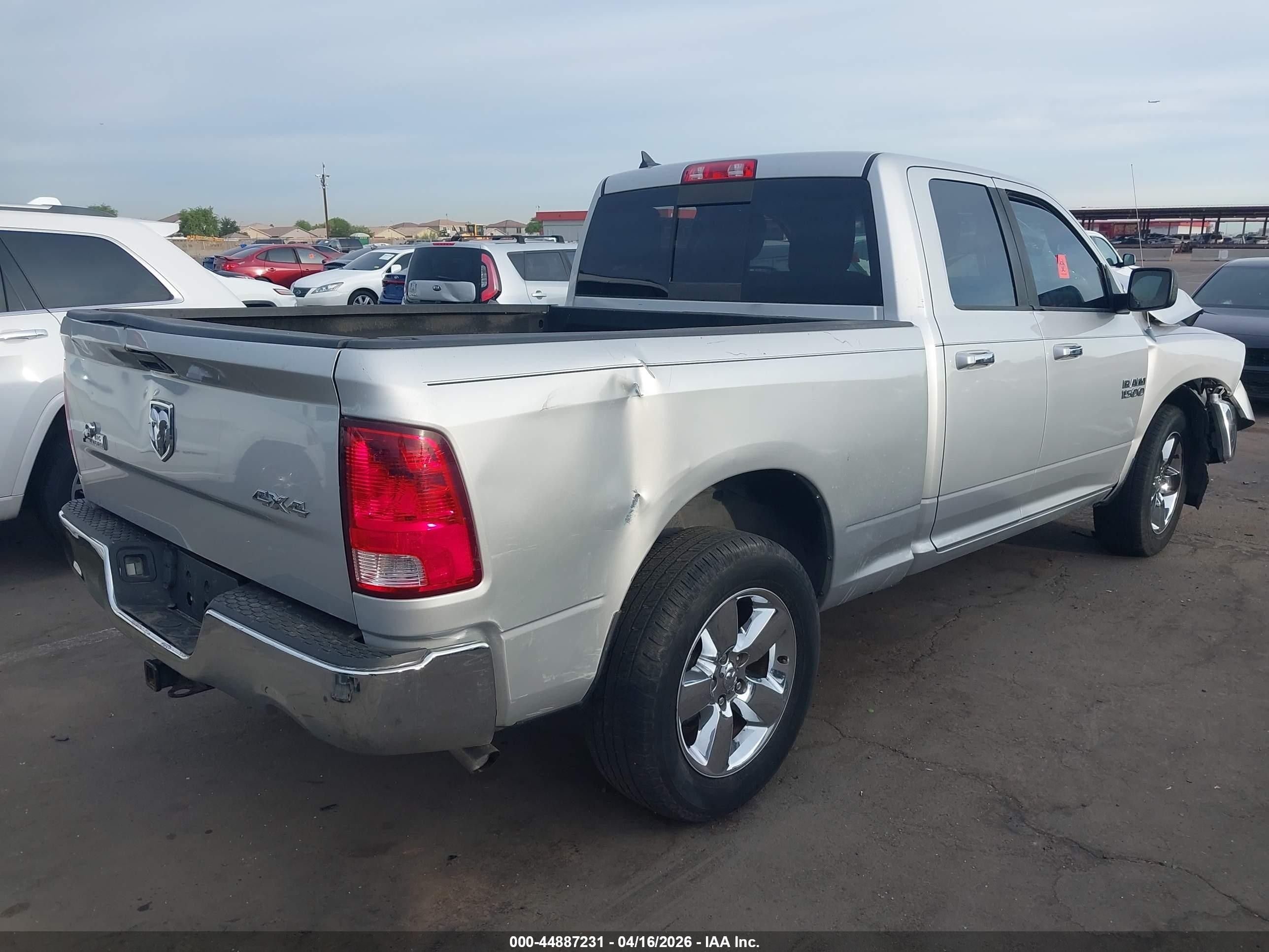 2014 Ram 1500 Big Horn Silver vin: 1C6RR7GG4ES134425
