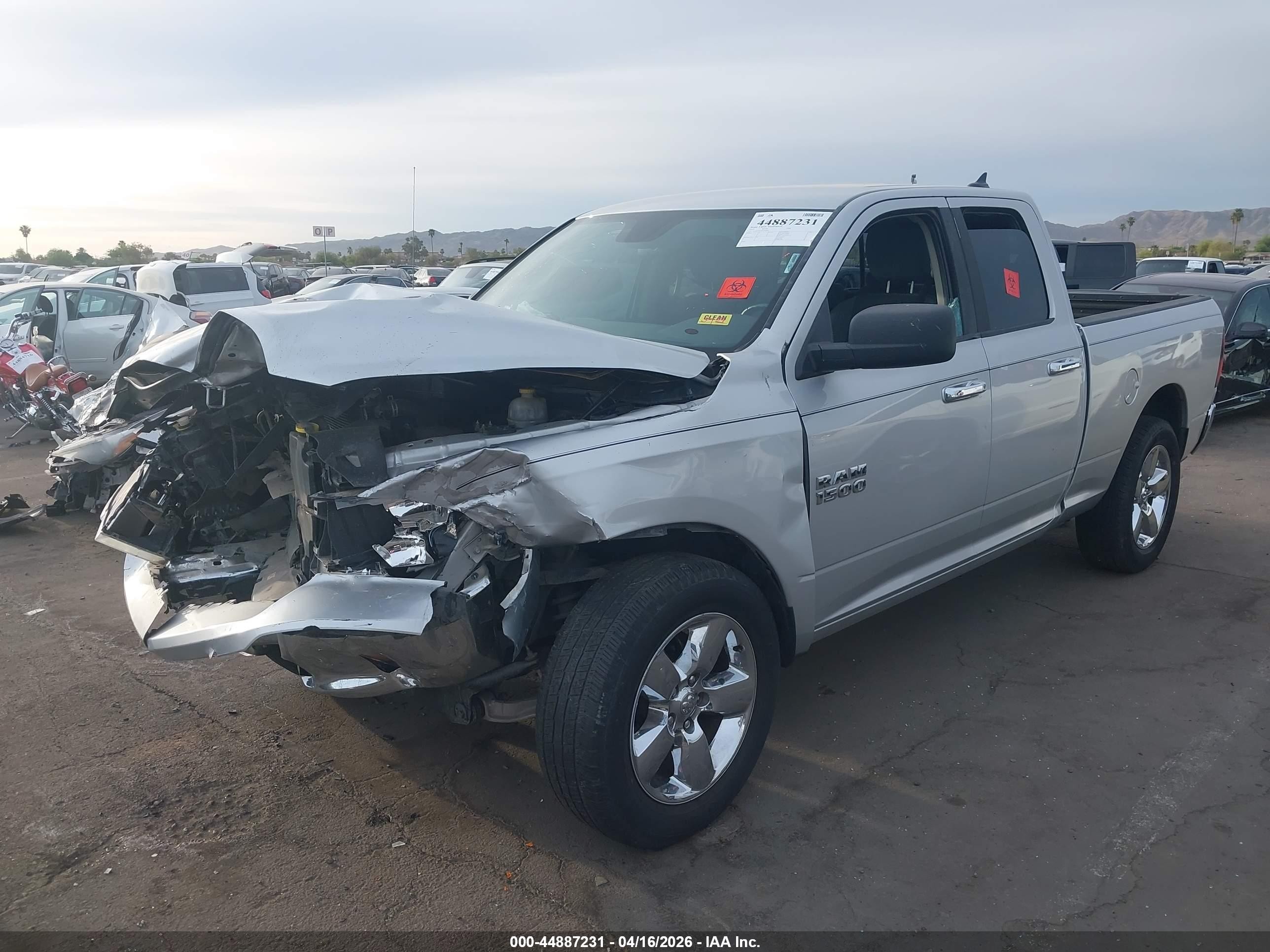 2014 Ram 1500 Big Horn Silver vin: 1C6RR7GG4ES134425
