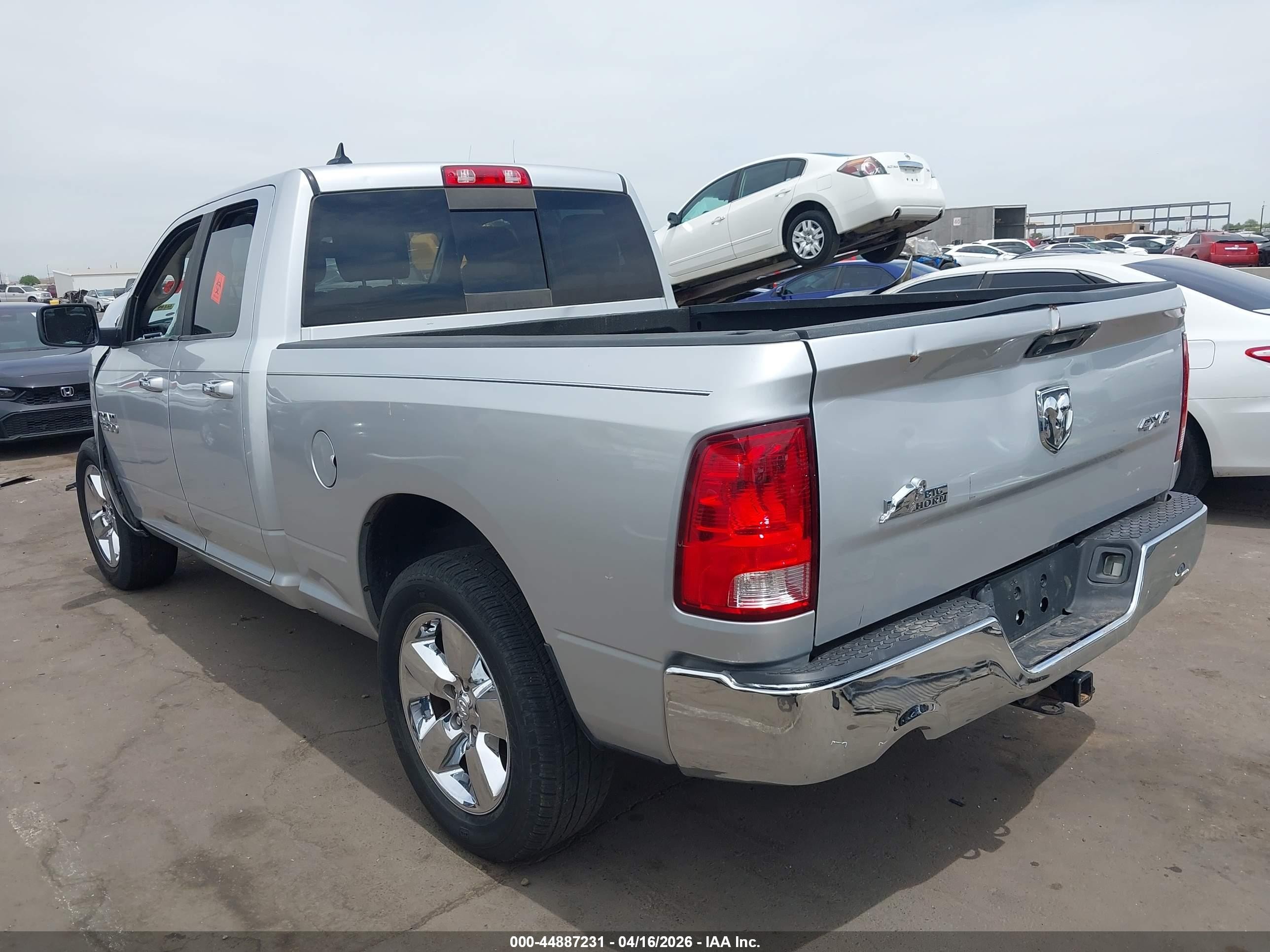 2014 Ram 1500 Big Horn Silver vin: 1C6RR7GG4ES134425
