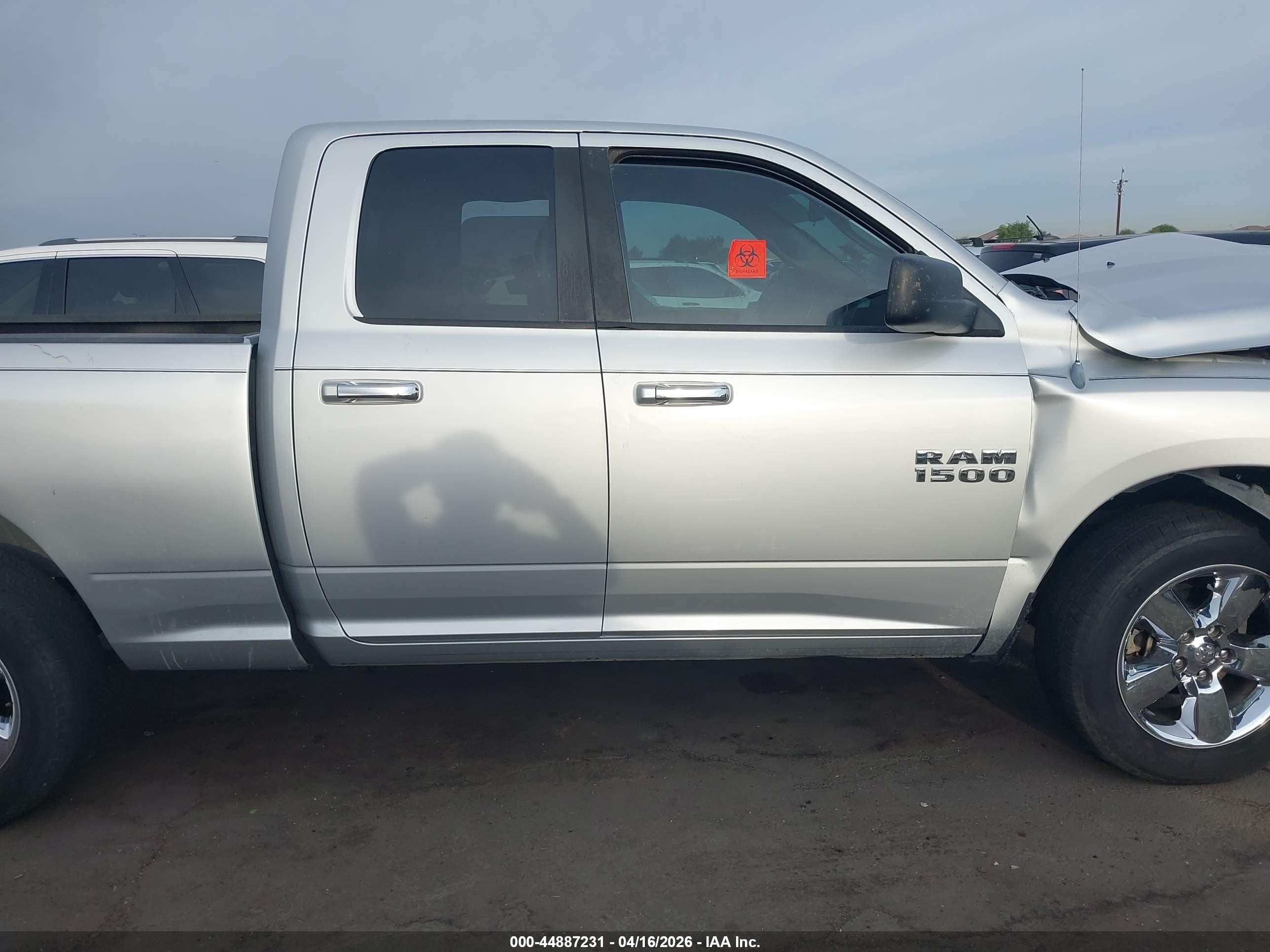 2014 Ram 1500 Big Horn Silver vin: 1C6RR7GG4ES134425