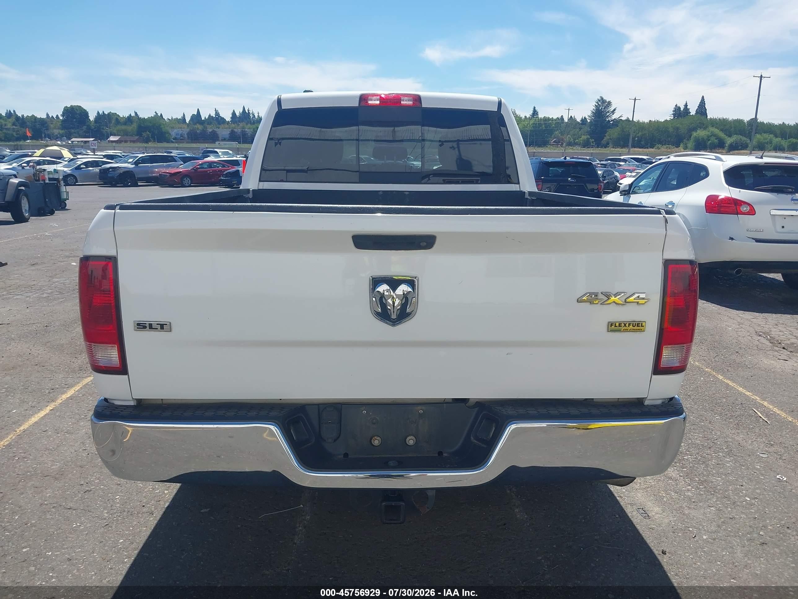 2015 Ram 1500 Slt Белый vin: 1C6RR7GG5FS693905