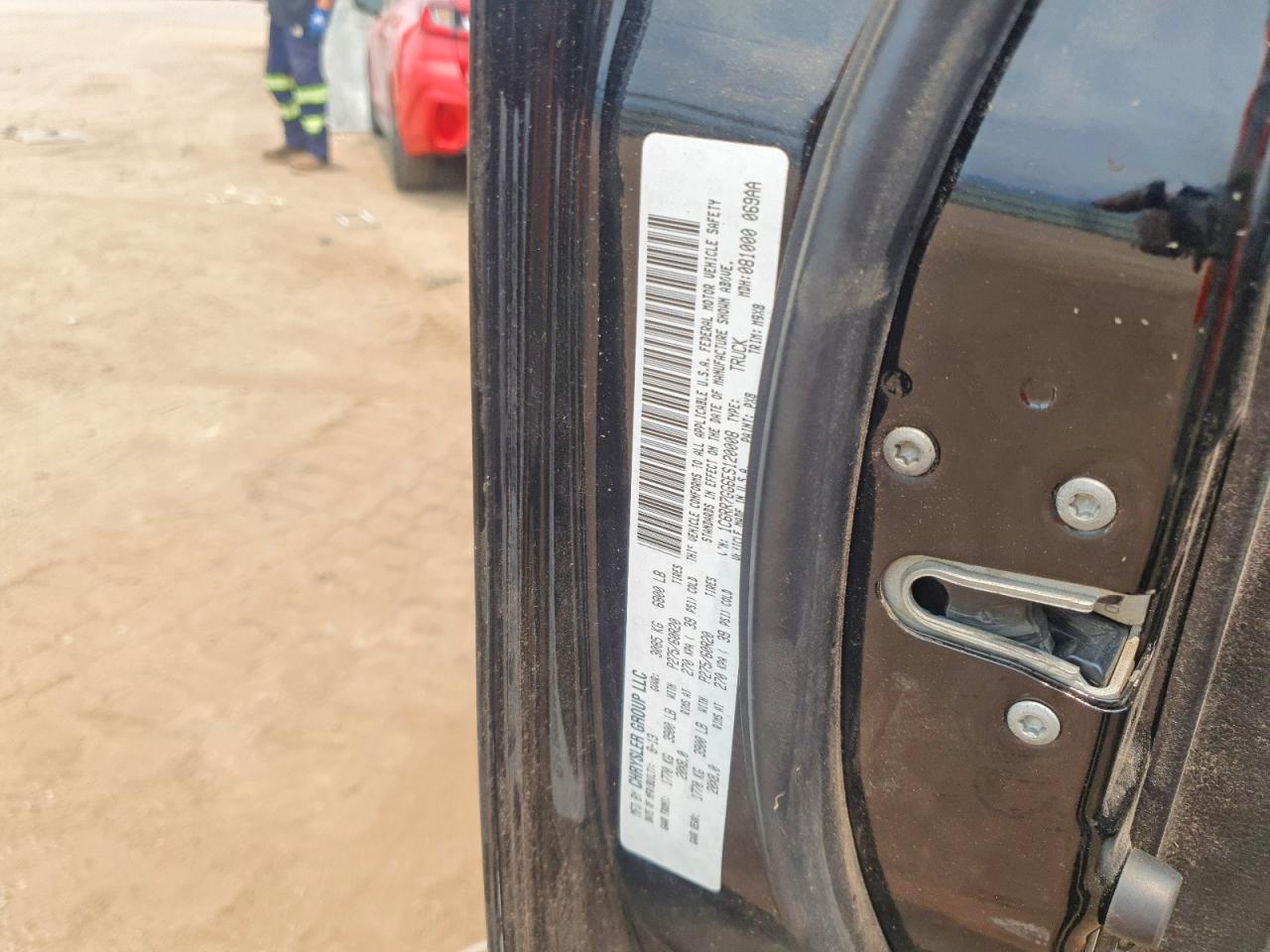 2014 Ram 1500 Slt Black vin: 1C6RR7GG6ES120008
