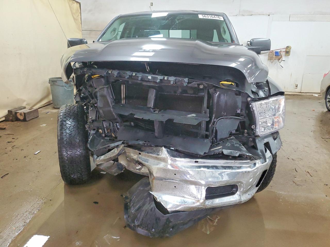 2014 Ram 1500 Slt Gray vin: 1C6RR7GG6ES169838