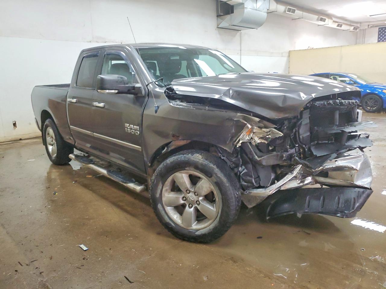 2014 Ram 1500 Slt Gray vin: 1C6RR7GG6ES169838