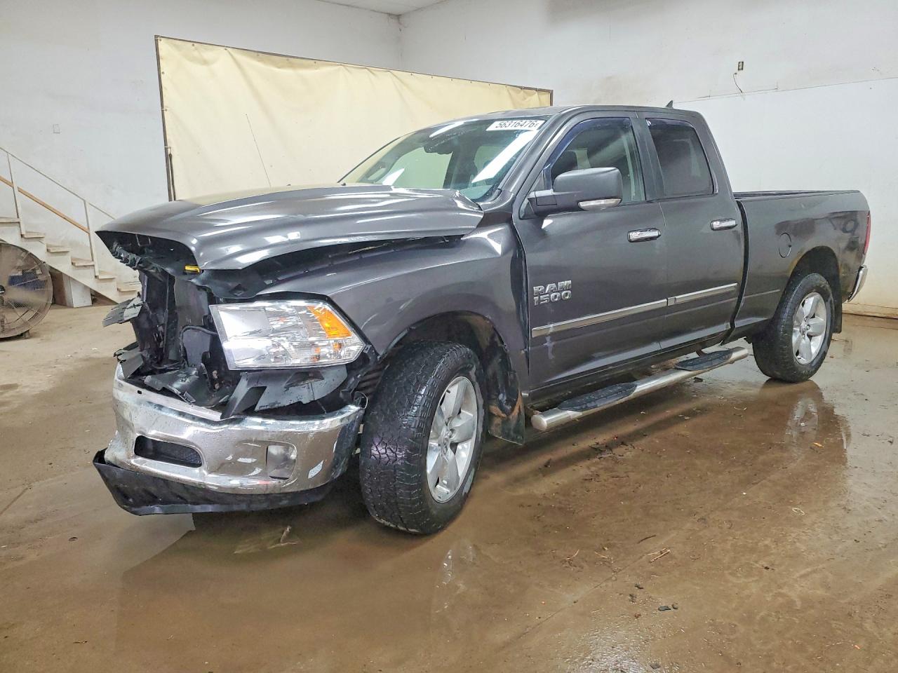 2014 Ram 1500 Slt Gray vin: 1C6RR7GG6ES169838
