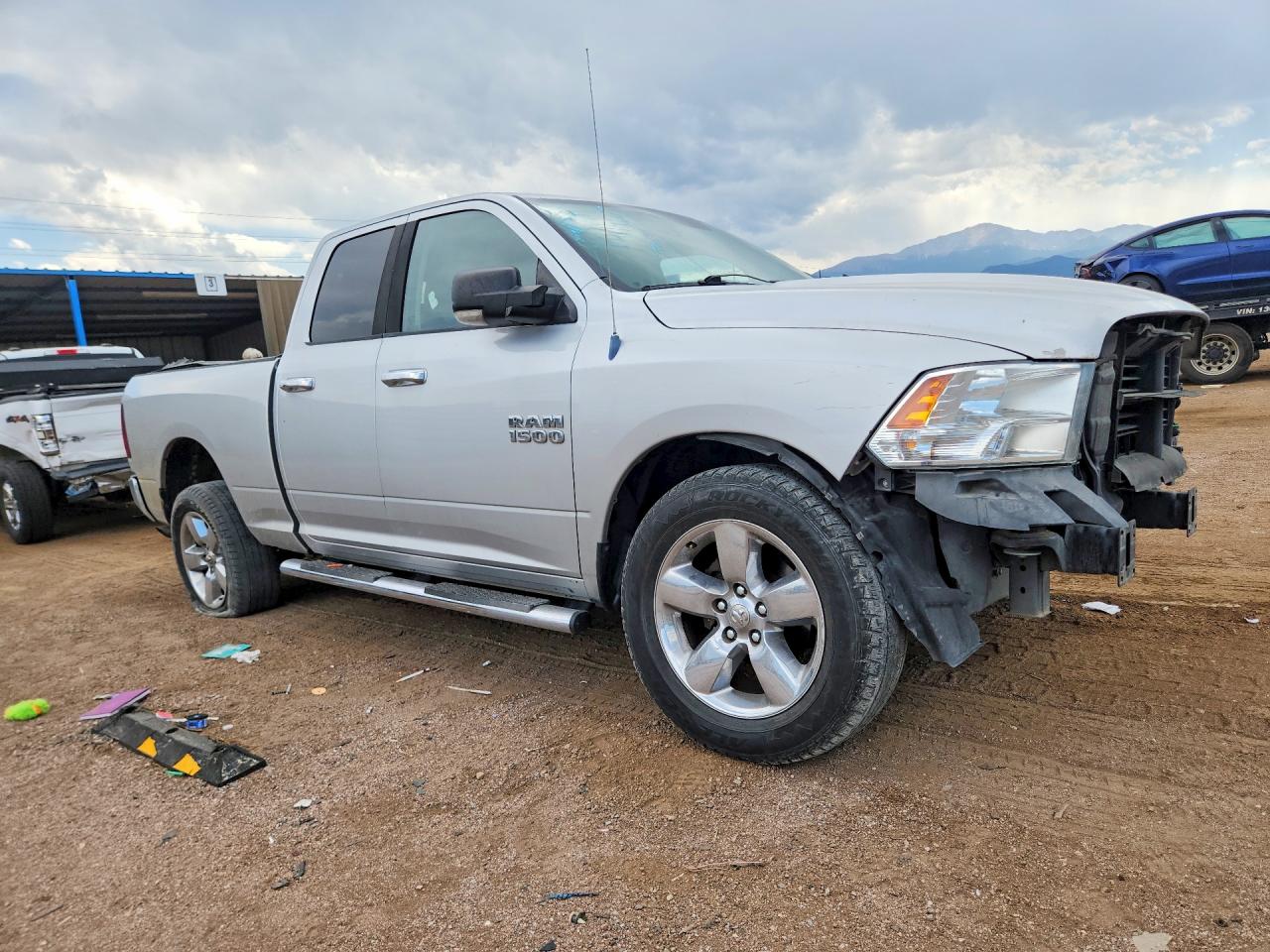 2014 Ram 1500 Slt Silver vin: 1C6RR7GG6ES177308