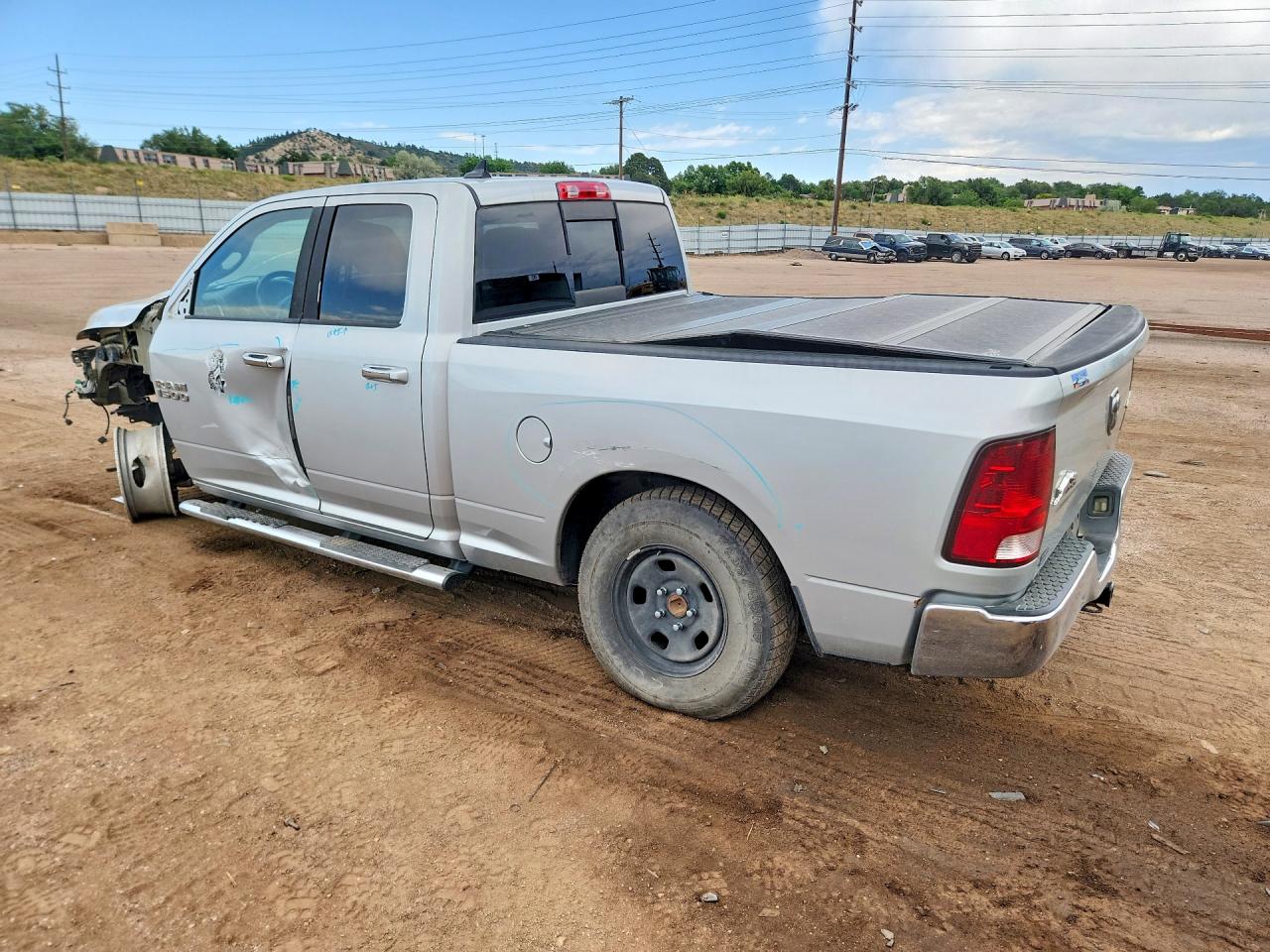 2014 Ram 1500 Slt Silver vin: 1C6RR7GG6ES177308
