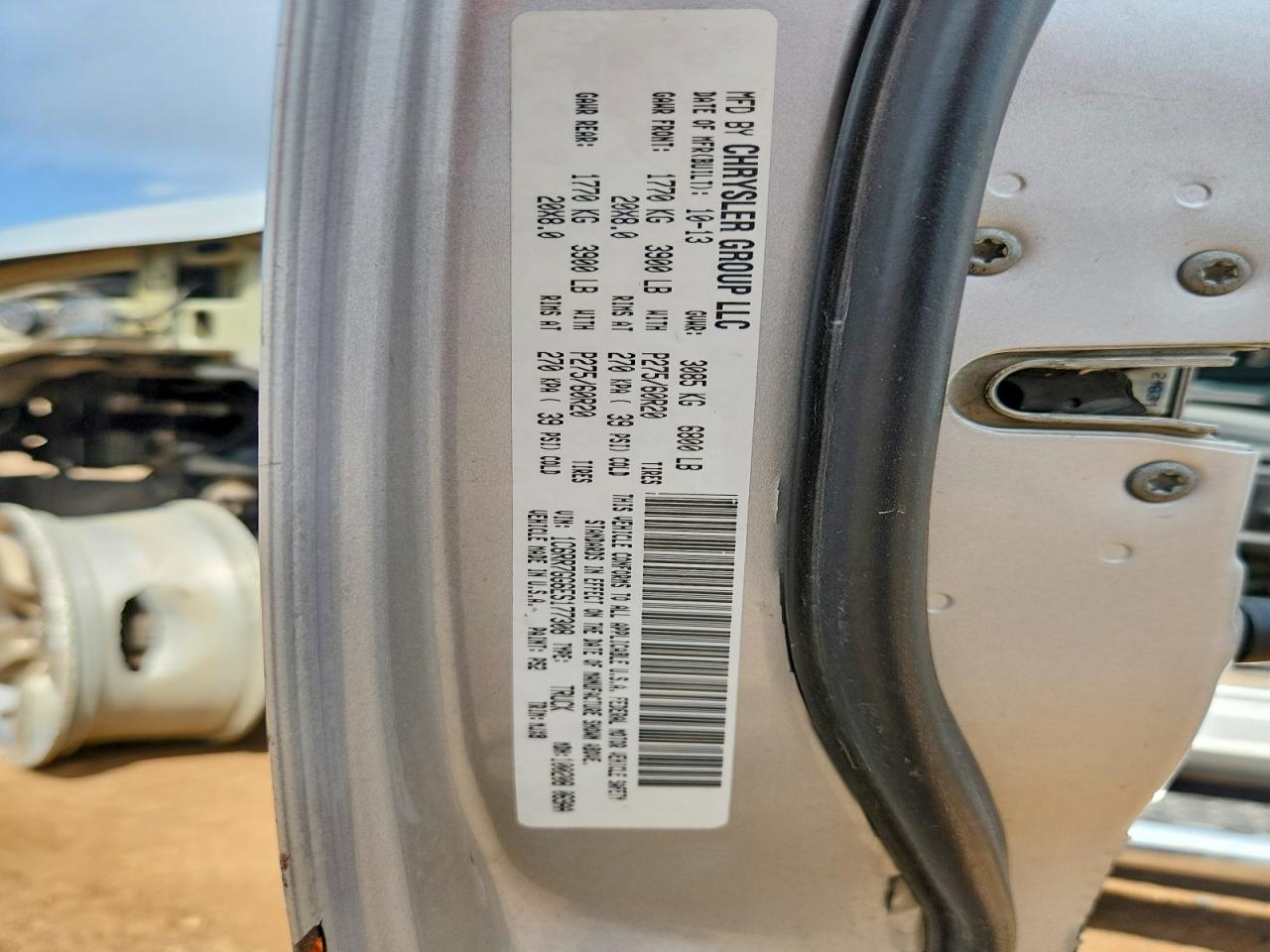 2014 Ram 1500 Slt Silver vin: 1C6RR7GG6ES177308