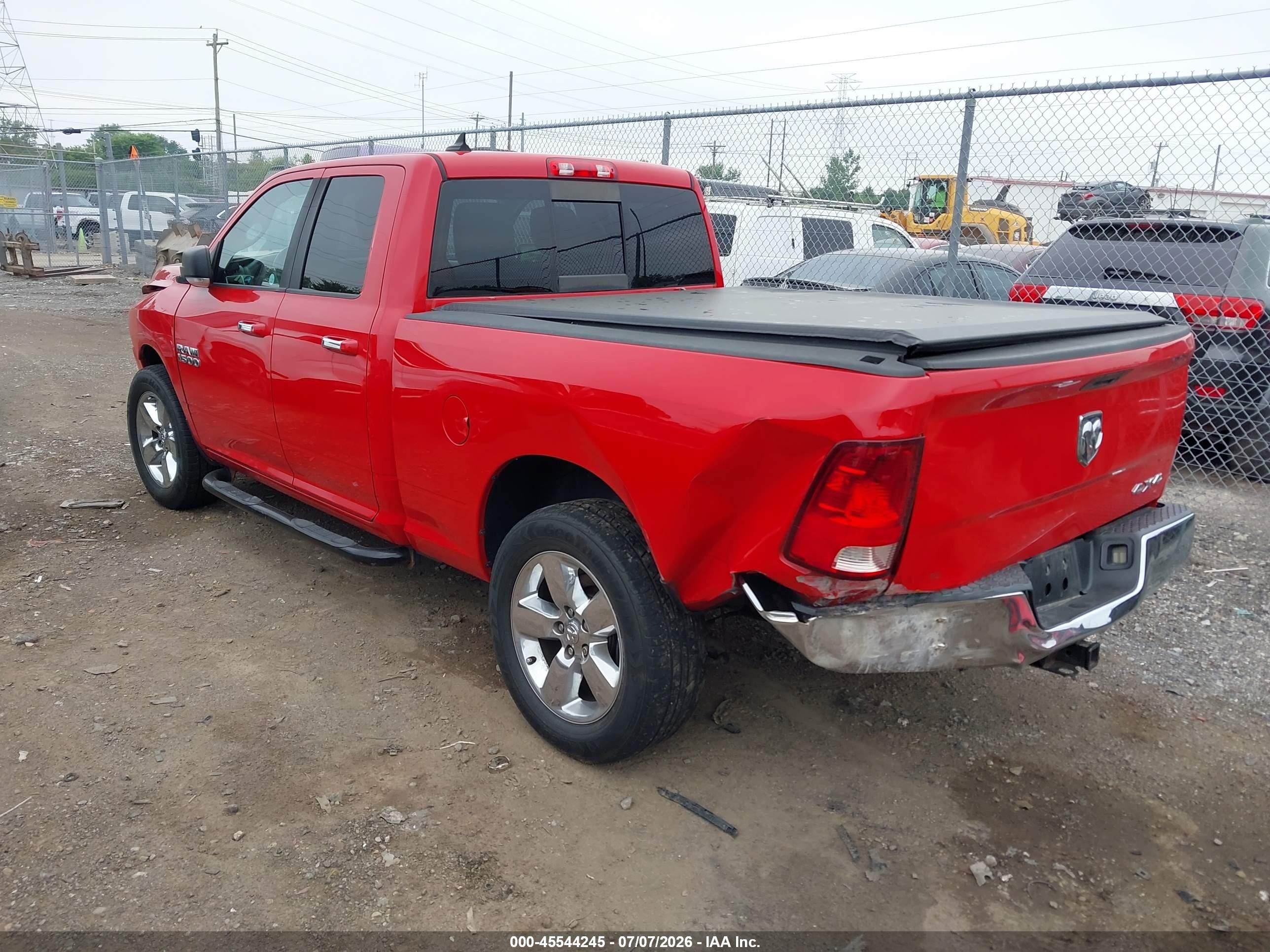 2014 Ram 1500 Big Horn Red vin: 1C6RR7GG6ES188065
