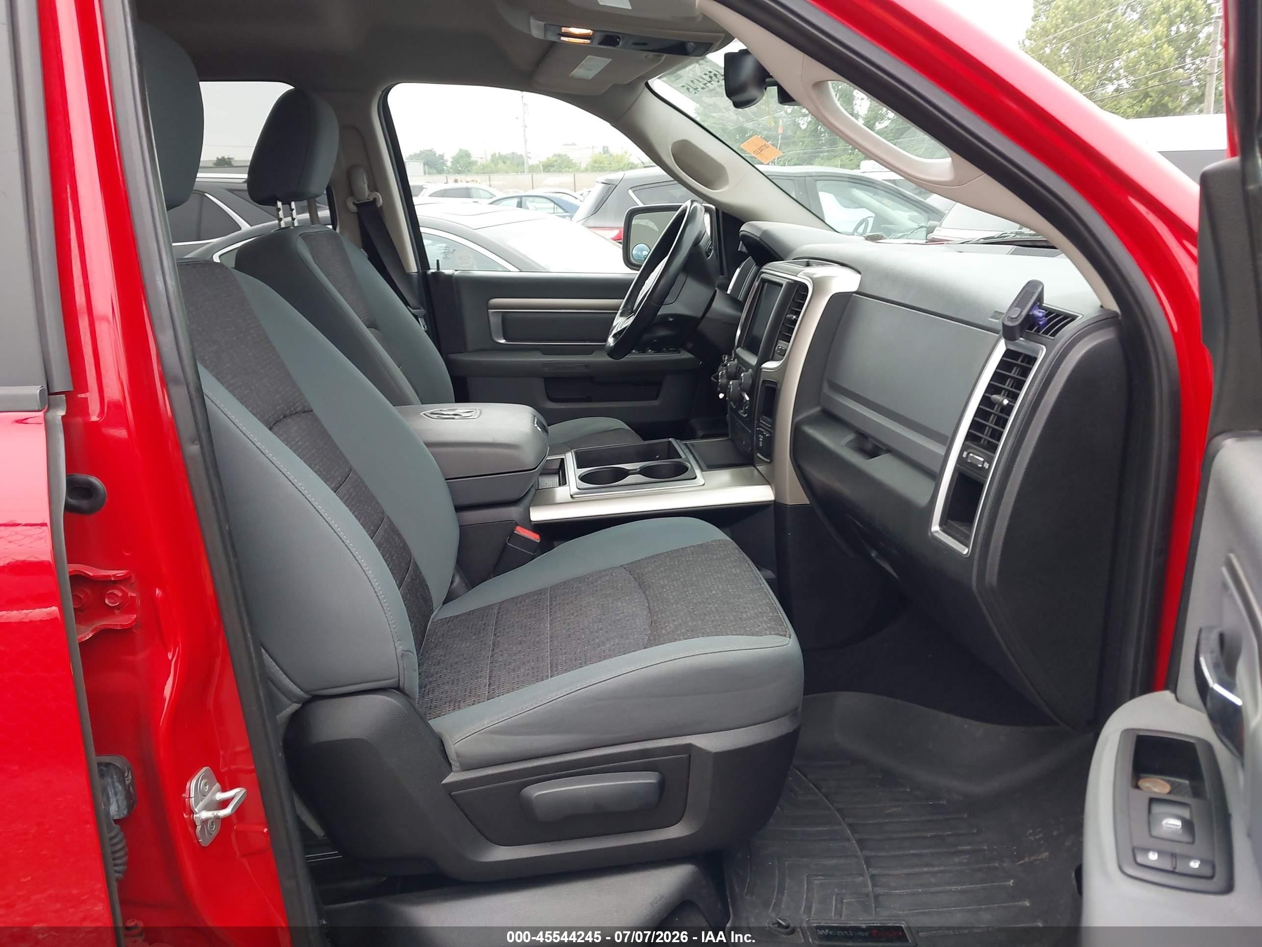 2014 Ram 1500 Big Horn Red vin: 1C6RR7GG6ES188065
