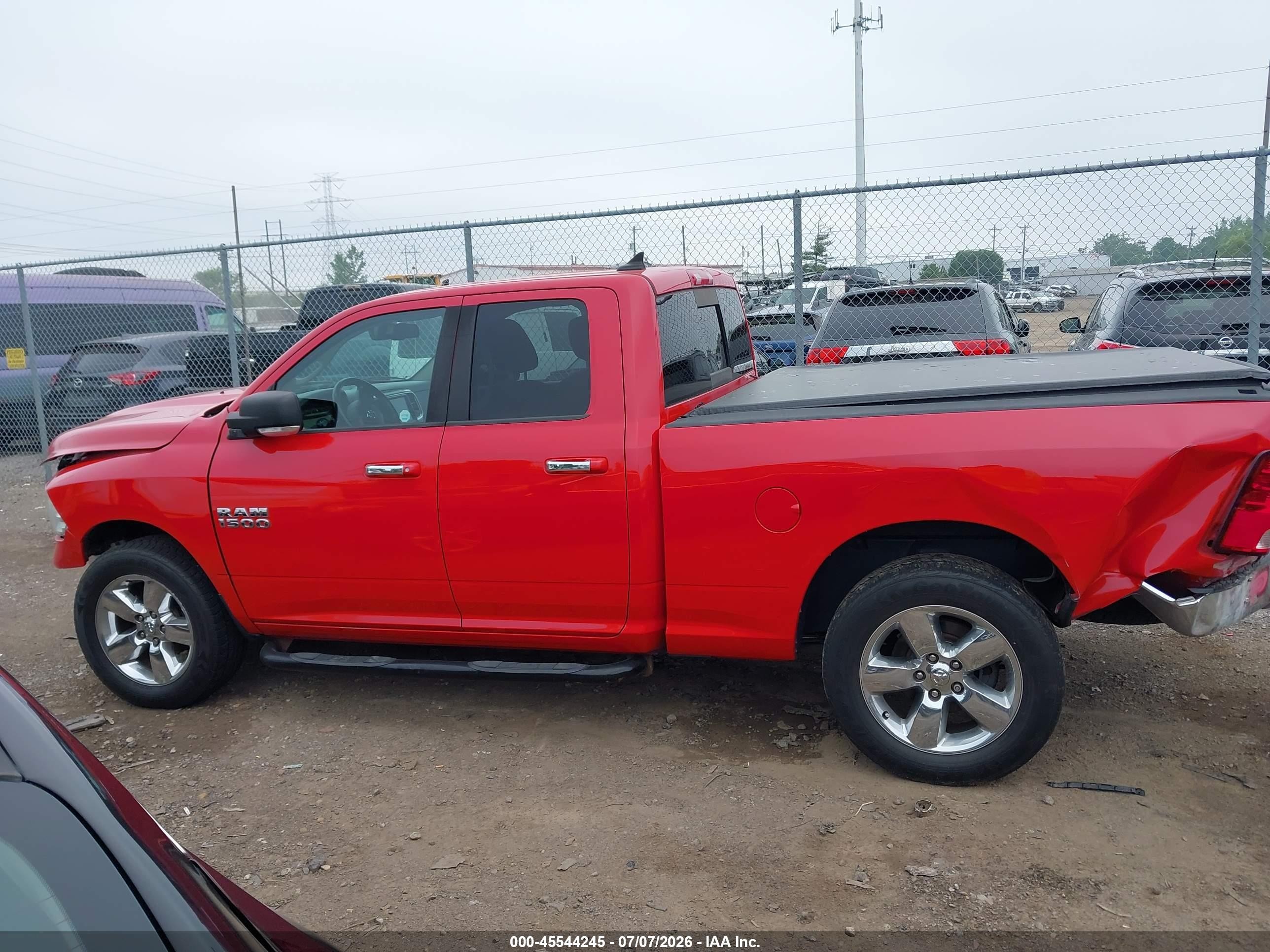 2014 Ram 1500 Big Horn Red vin: 1C6RR7GG6ES188065