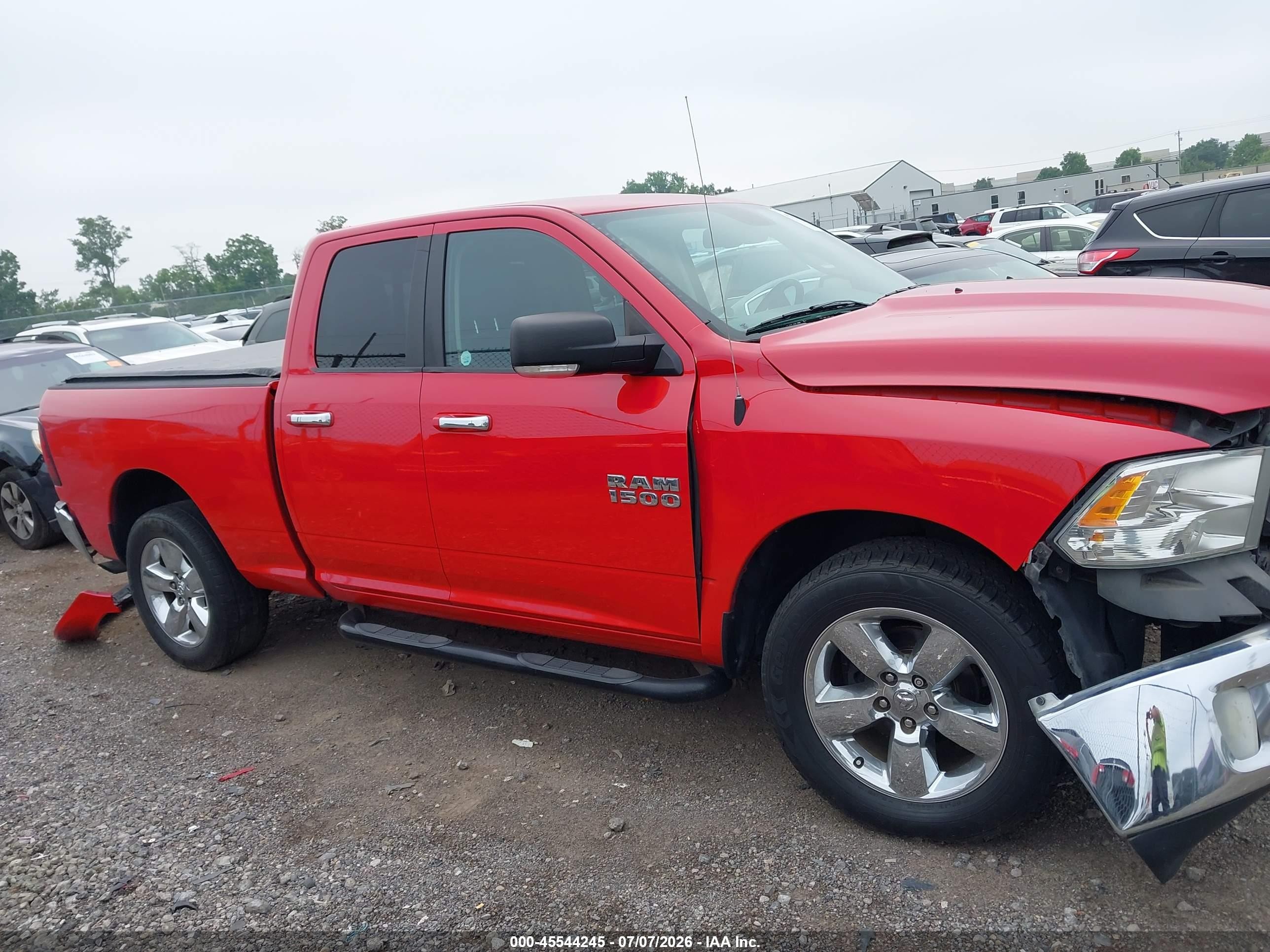 2014 Ram 1500 Big Horn Red vin: 1C6RR7GG6ES188065