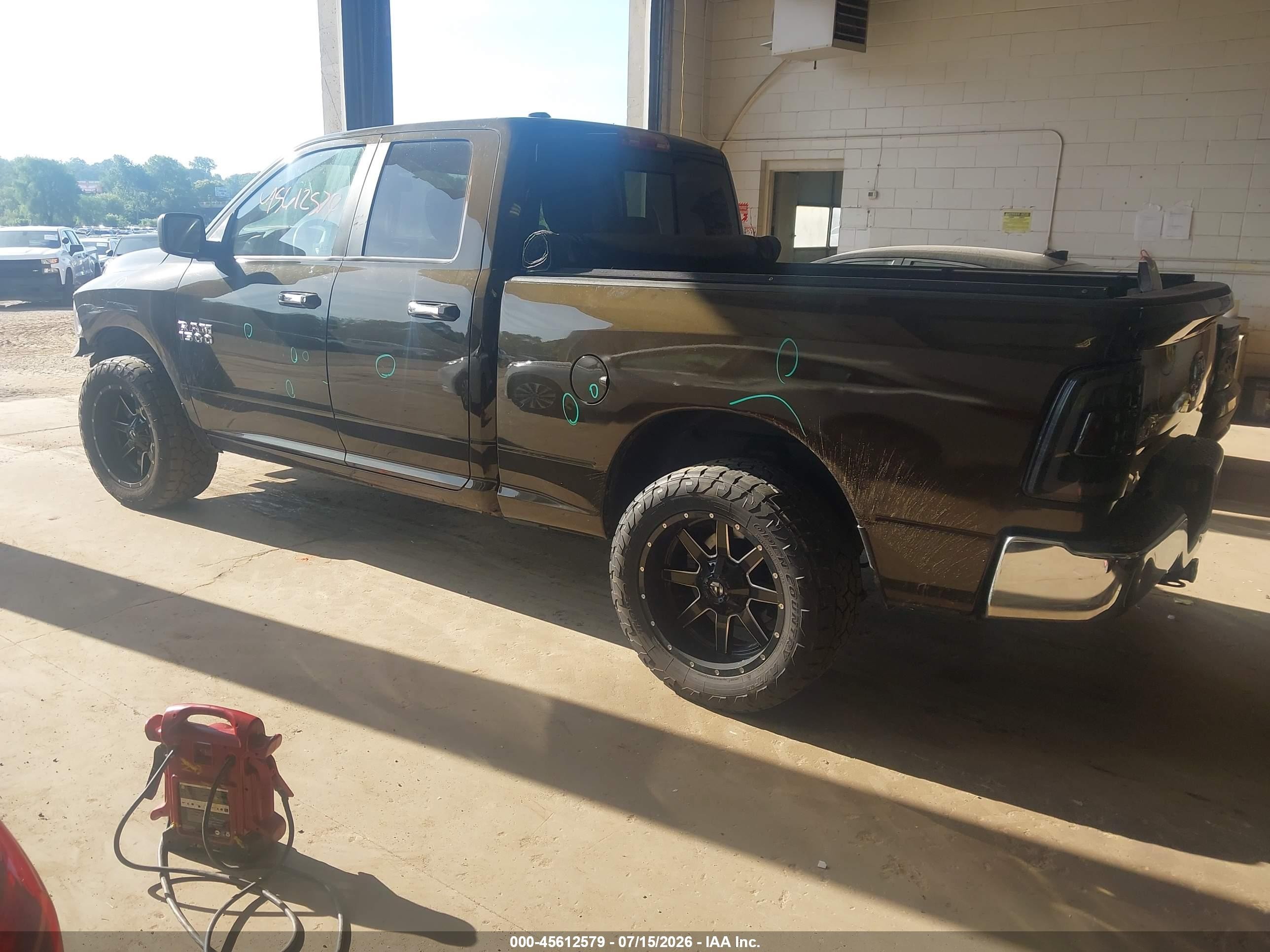 2013 Ram 1500 Slt Black vin: 1C6RR7GG7DS599036