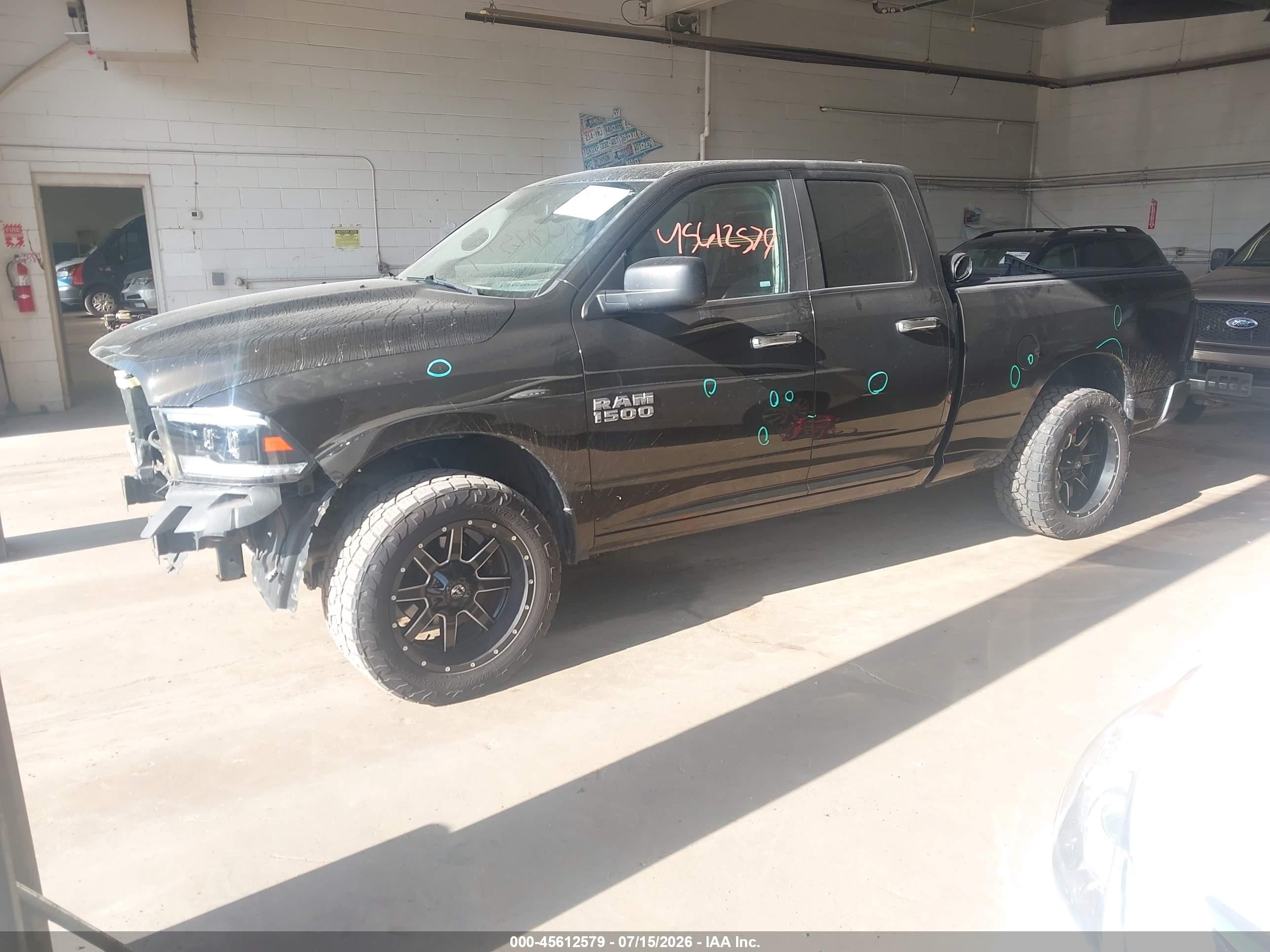 2013 Ram 1500 Slt Black vin: 1C6RR7GG7DS599036