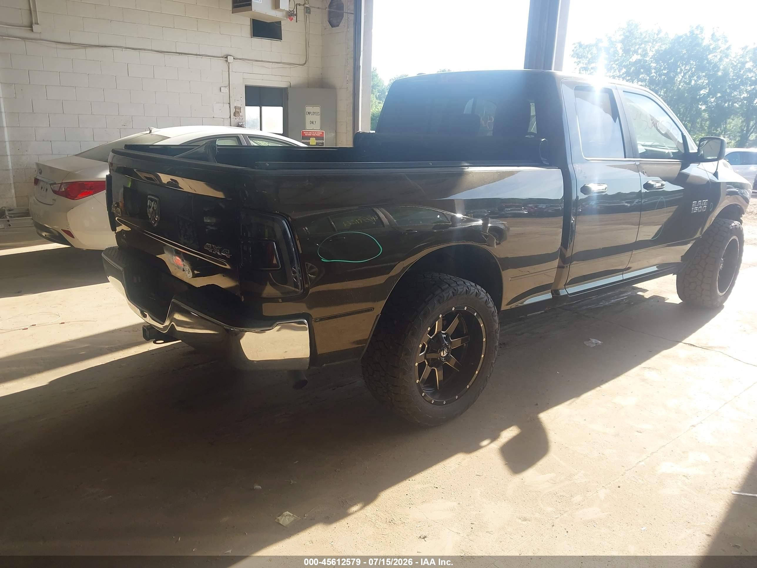 2013 Ram 1500 Slt Black vin: 1C6RR7GG7DS599036