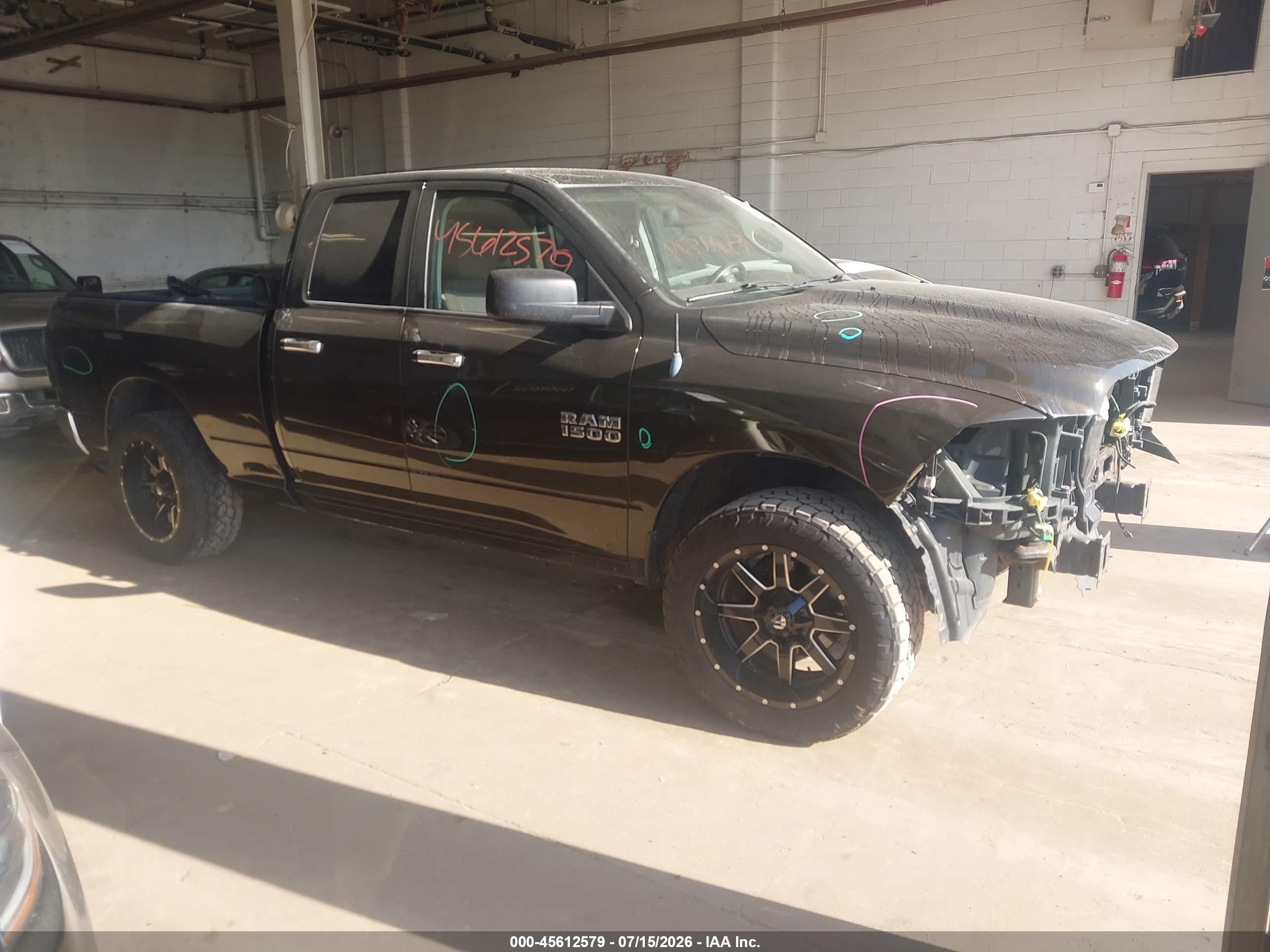 2013 Ram 1500 Slt Black vin: 1C6RR7GG7DS599036