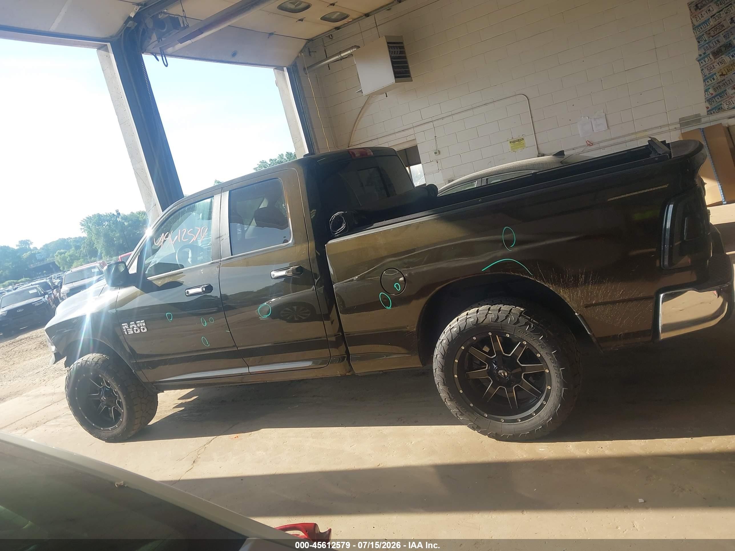 2013 Ram 1500 Slt Black vin: 1C6RR7GG7DS599036