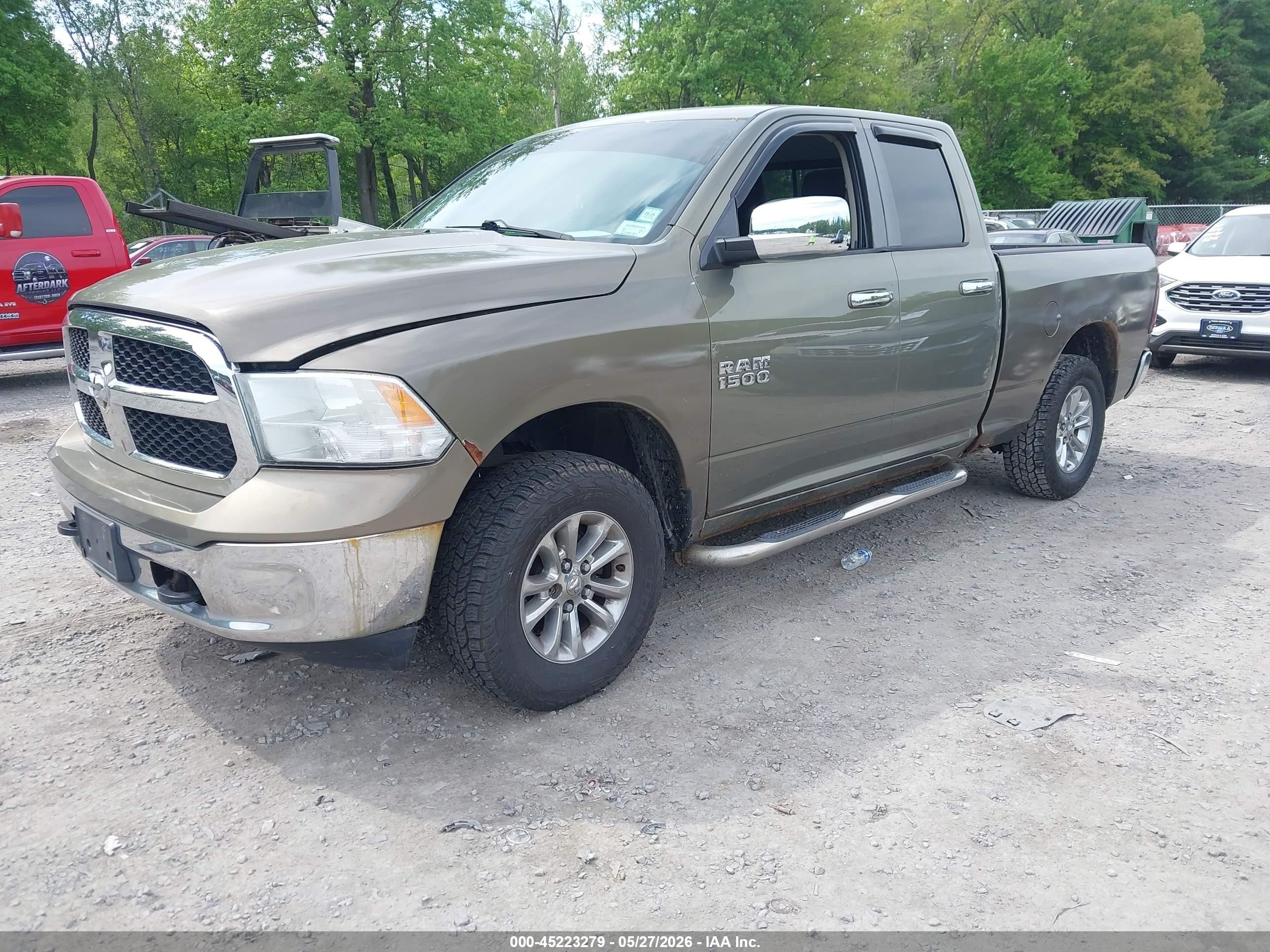 2013 Ram 1500 Slt Зеленый vin: 1C6RR7GG7DS677041