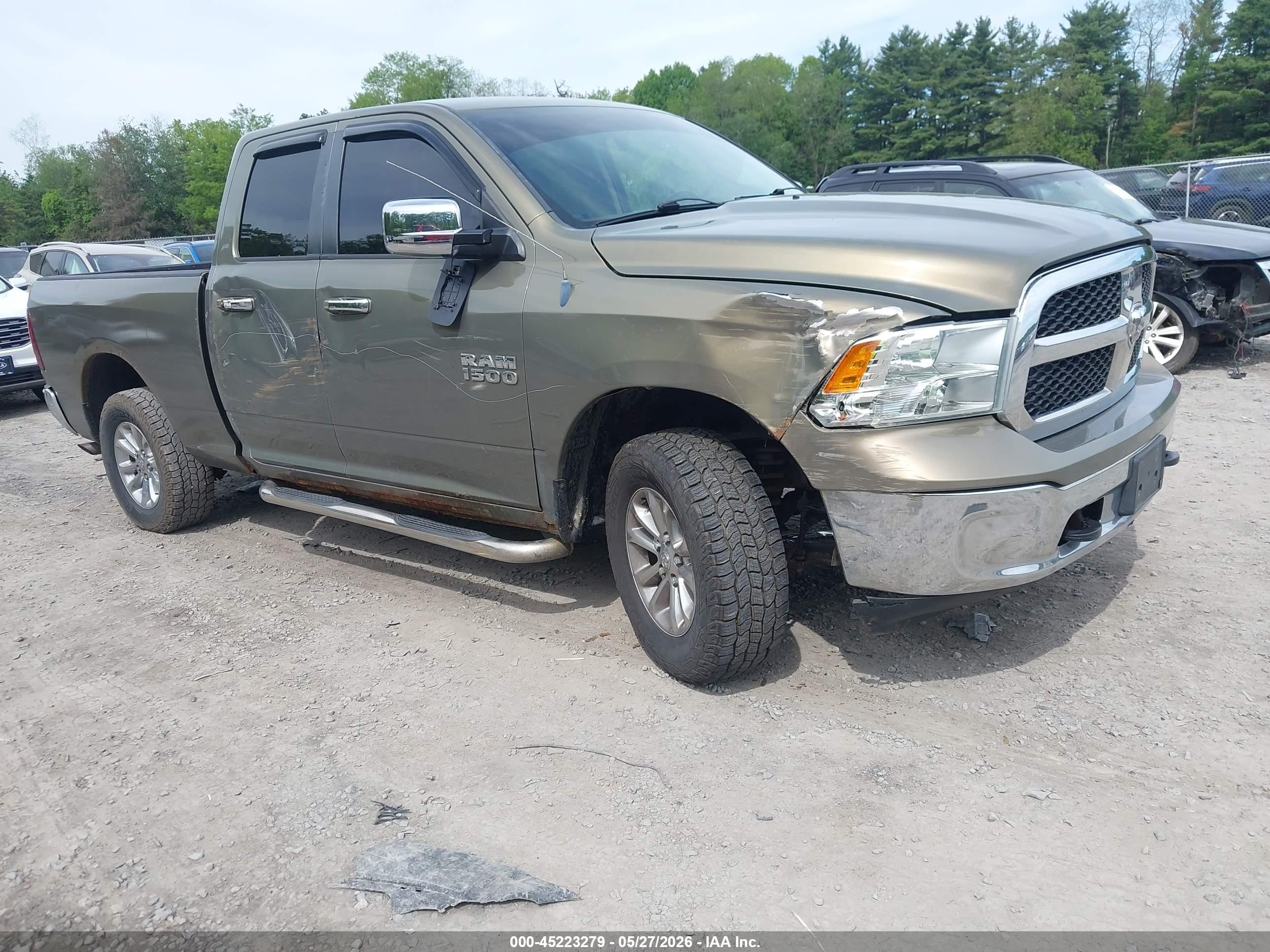 2013 Ram 1500 Slt Зеленый vin: 1C6RR7GG7DS677041