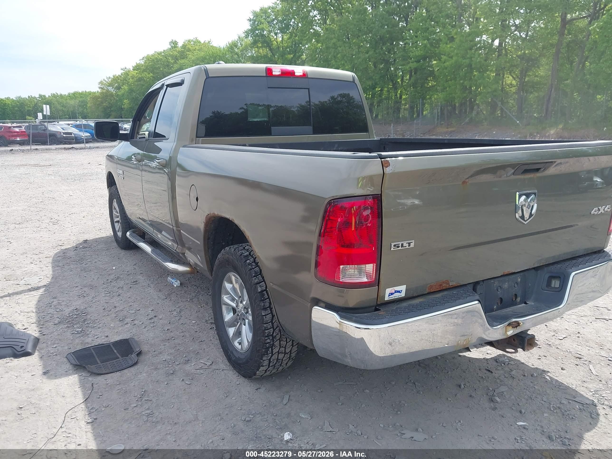2013 Ram 1500 Slt Зеленый vin: 1C6RR7GG7DS677041
