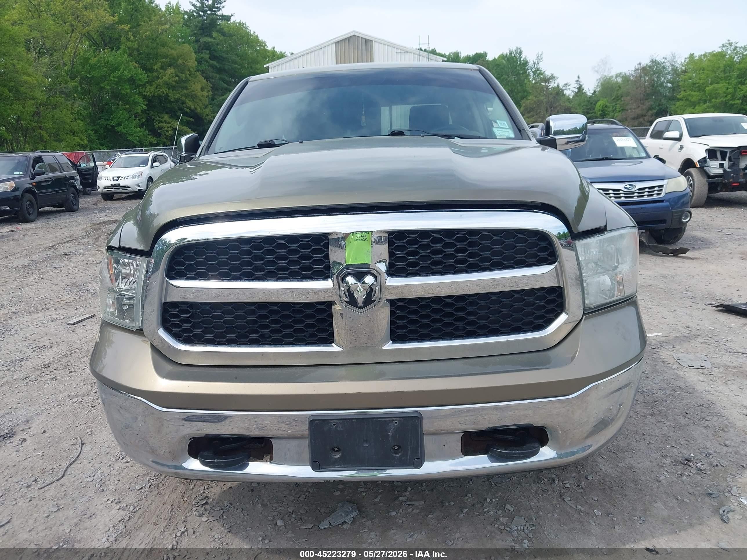 2013 Ram 1500 Slt Зеленый vin: 1C6RR7GG7DS677041