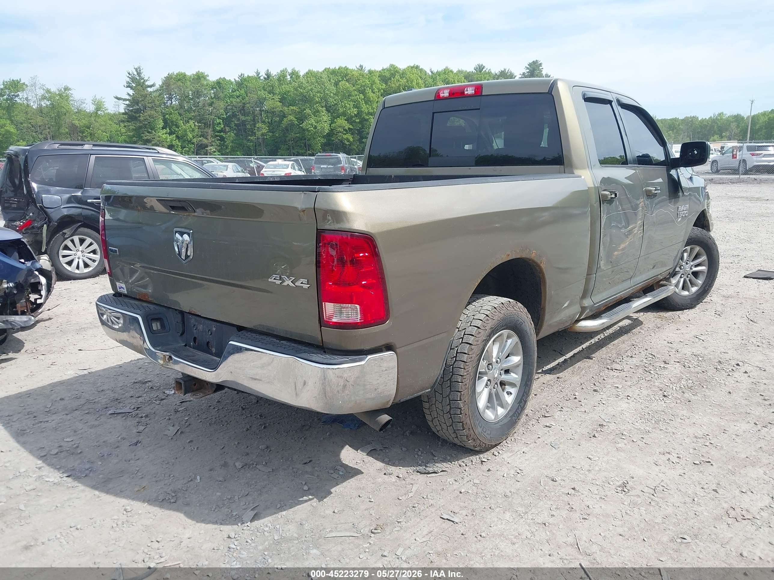 2013 Ram 1500 Slt Зеленый vin: 1C6RR7GG7DS677041