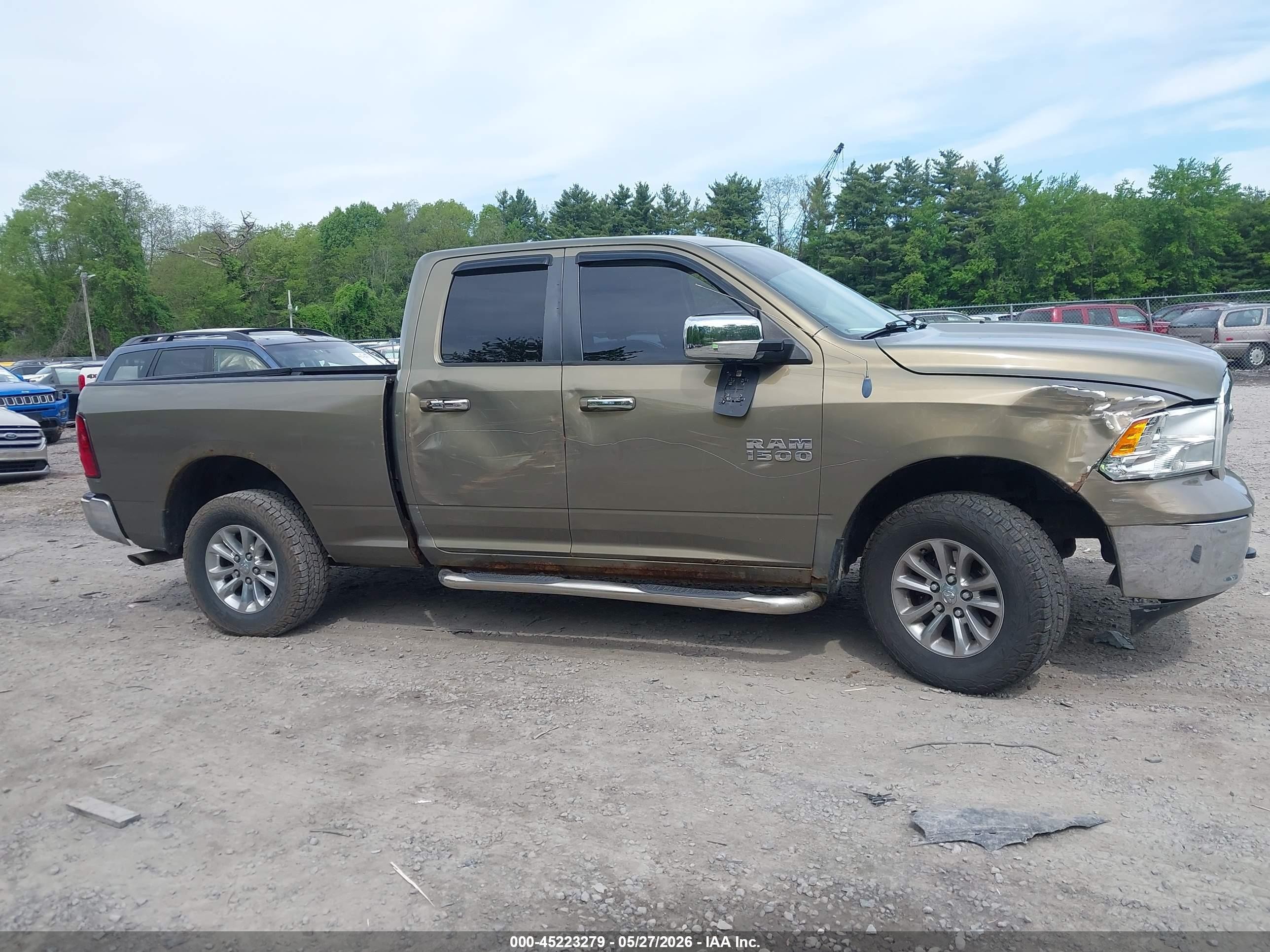 2013 Ram 1500 Slt Зеленый vin: 1C6RR7GG7DS677041