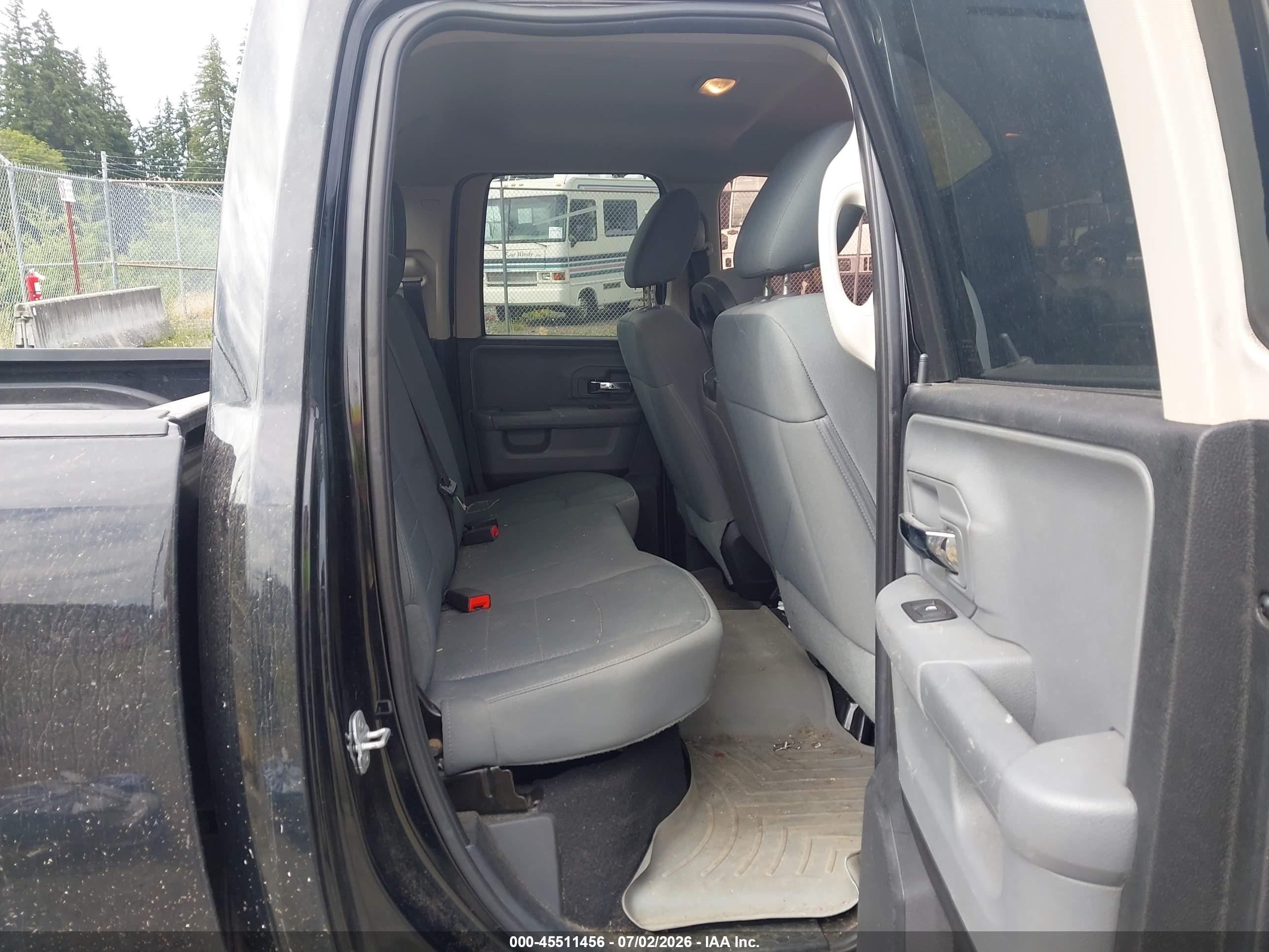2014 Ram 1500 Slt Black vin: 1C6RR7GG7ES315177
