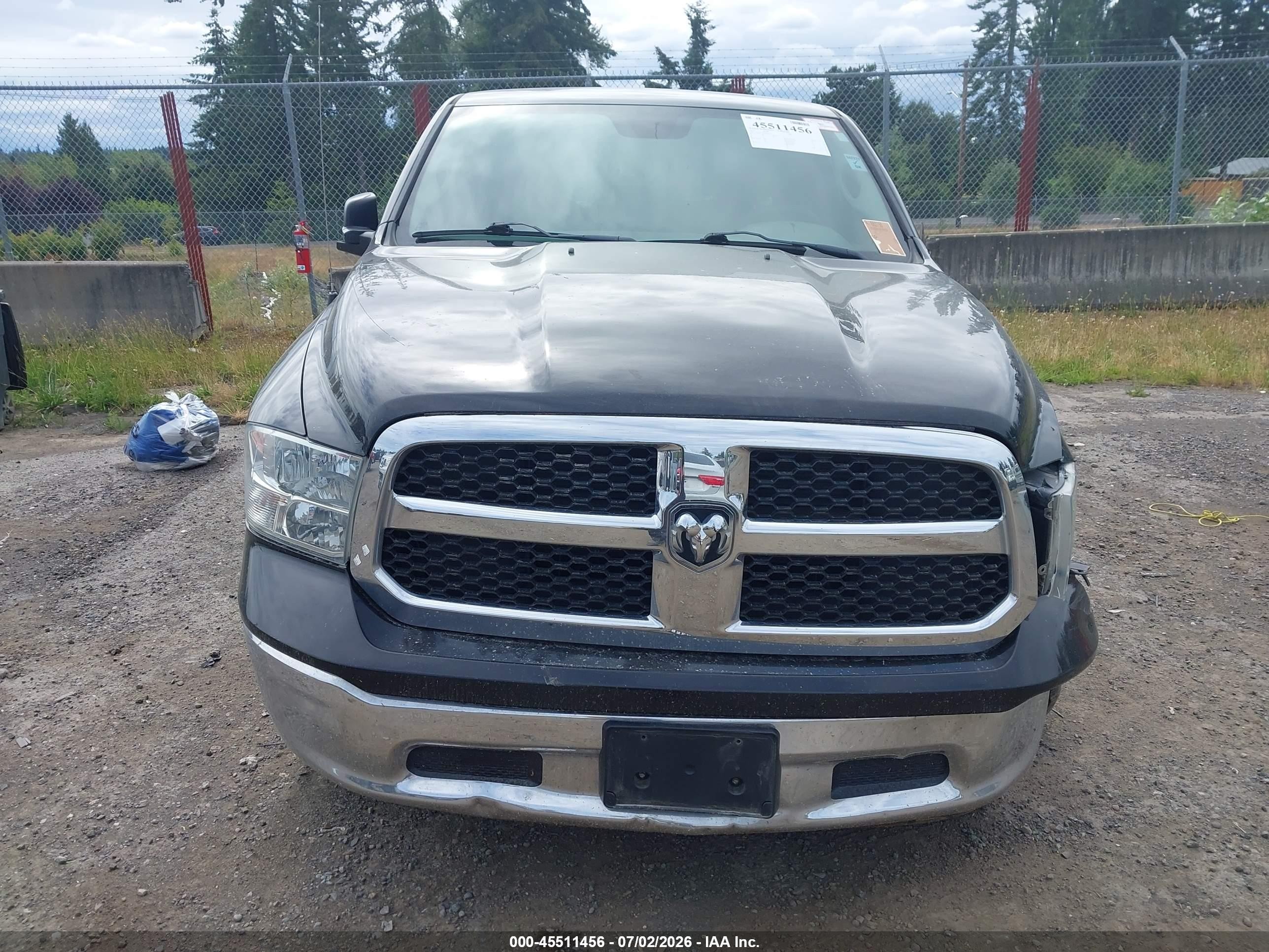 2014 Ram 1500 Slt Black vin: 1C6RR7GG7ES315177