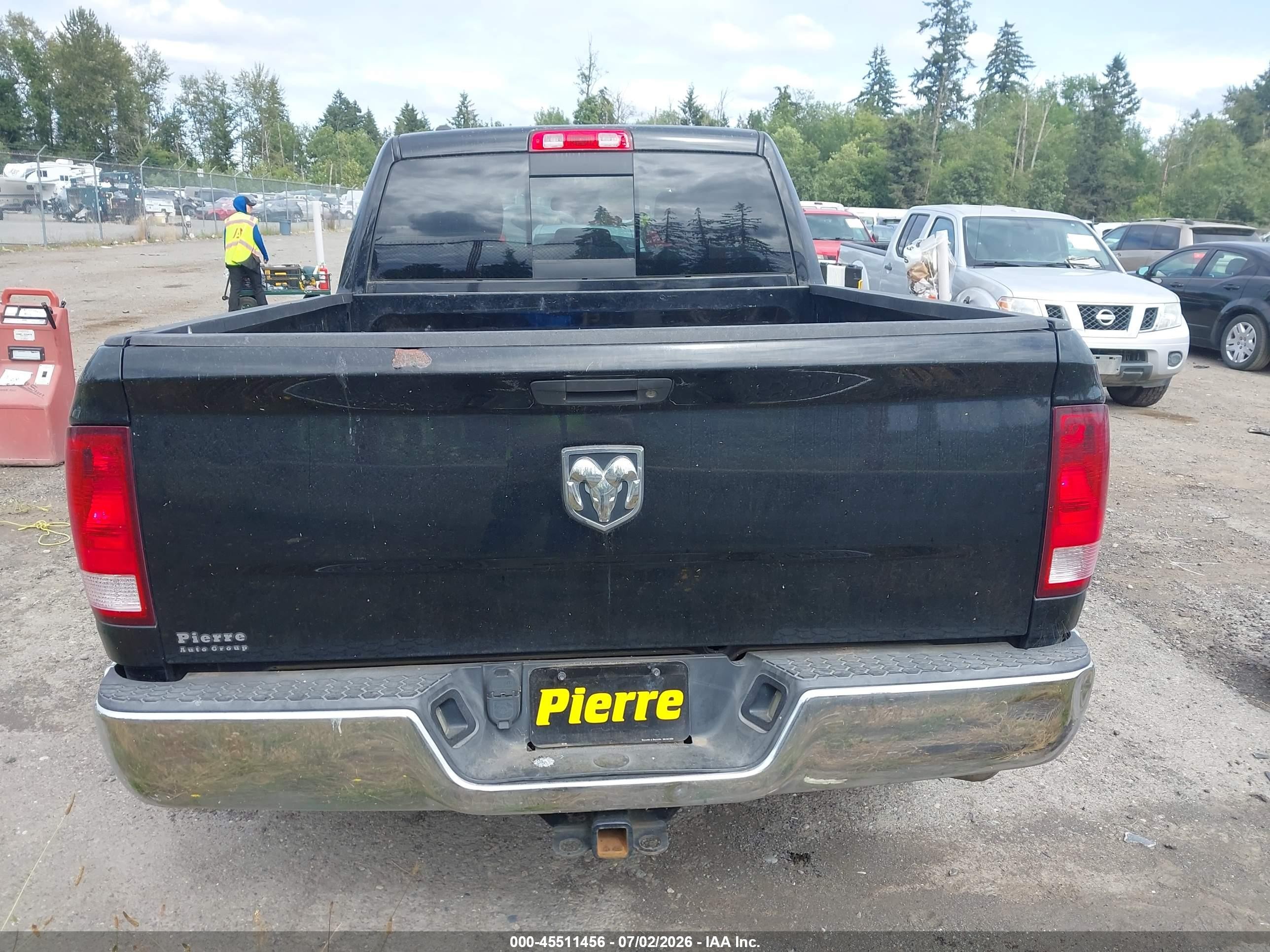2014 Ram 1500 Slt Black vin: 1C6RR7GG7ES315177