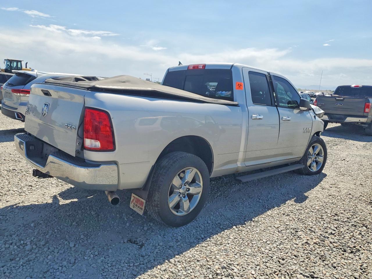 2014 Ram 1500 Slt Silver vin: 1C6RR7GG8ES434114