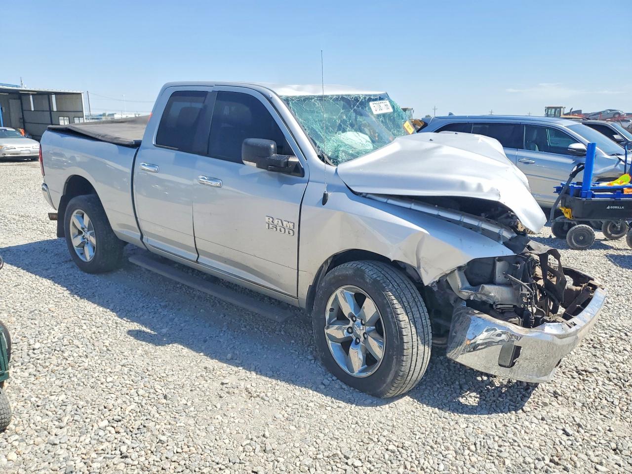 2014 Ram 1500 Slt Silver vin: 1C6RR7GG8ES434114