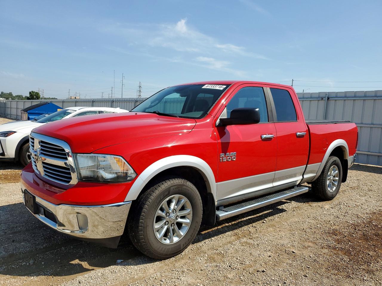 2013 Ram 1500 Slt Красный vin: 1C6RR7GG9DS614152