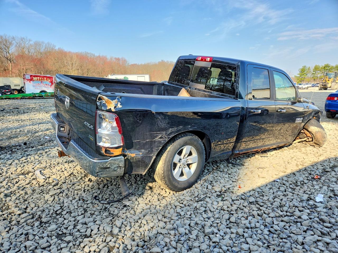 2017 Ram 1500 Slt Черный vin: 1C6RR7GG9HS770438