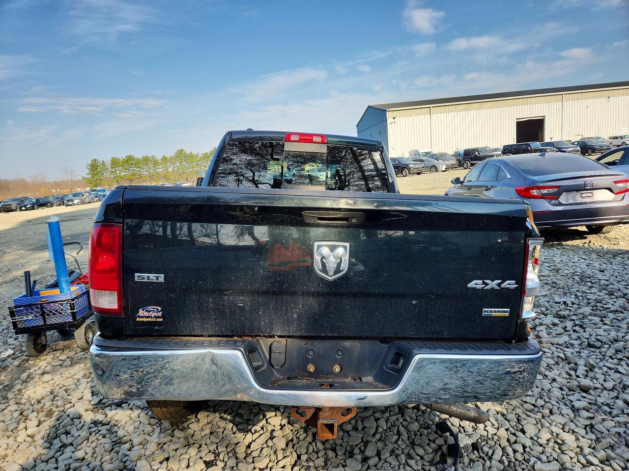 2017 Ram 1500 Slt Черный vin: 1C6RR7GG9HS770438