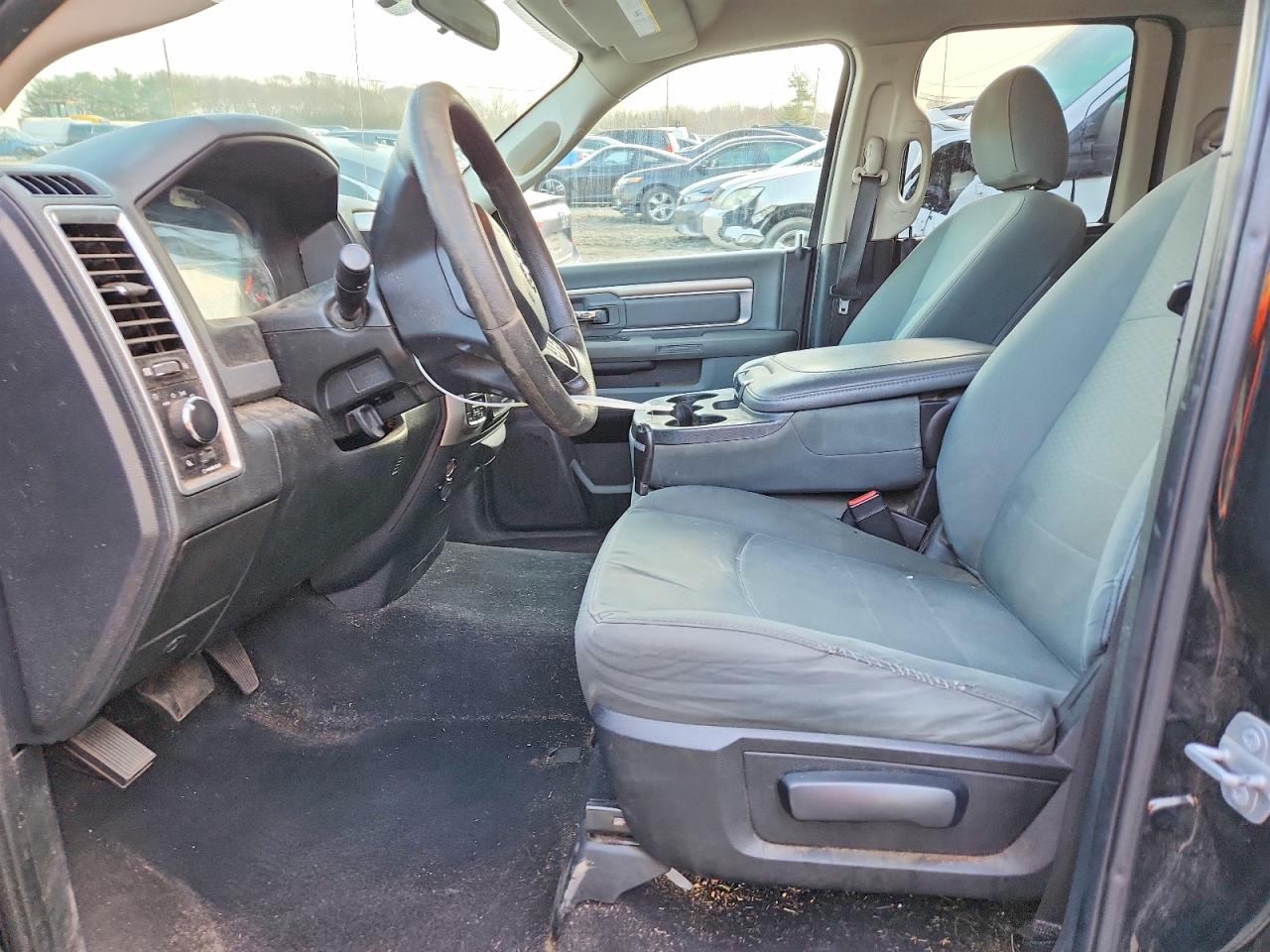 2017 Ram 1500 Slt Черный vin: 1C6RR7GG9HS770438