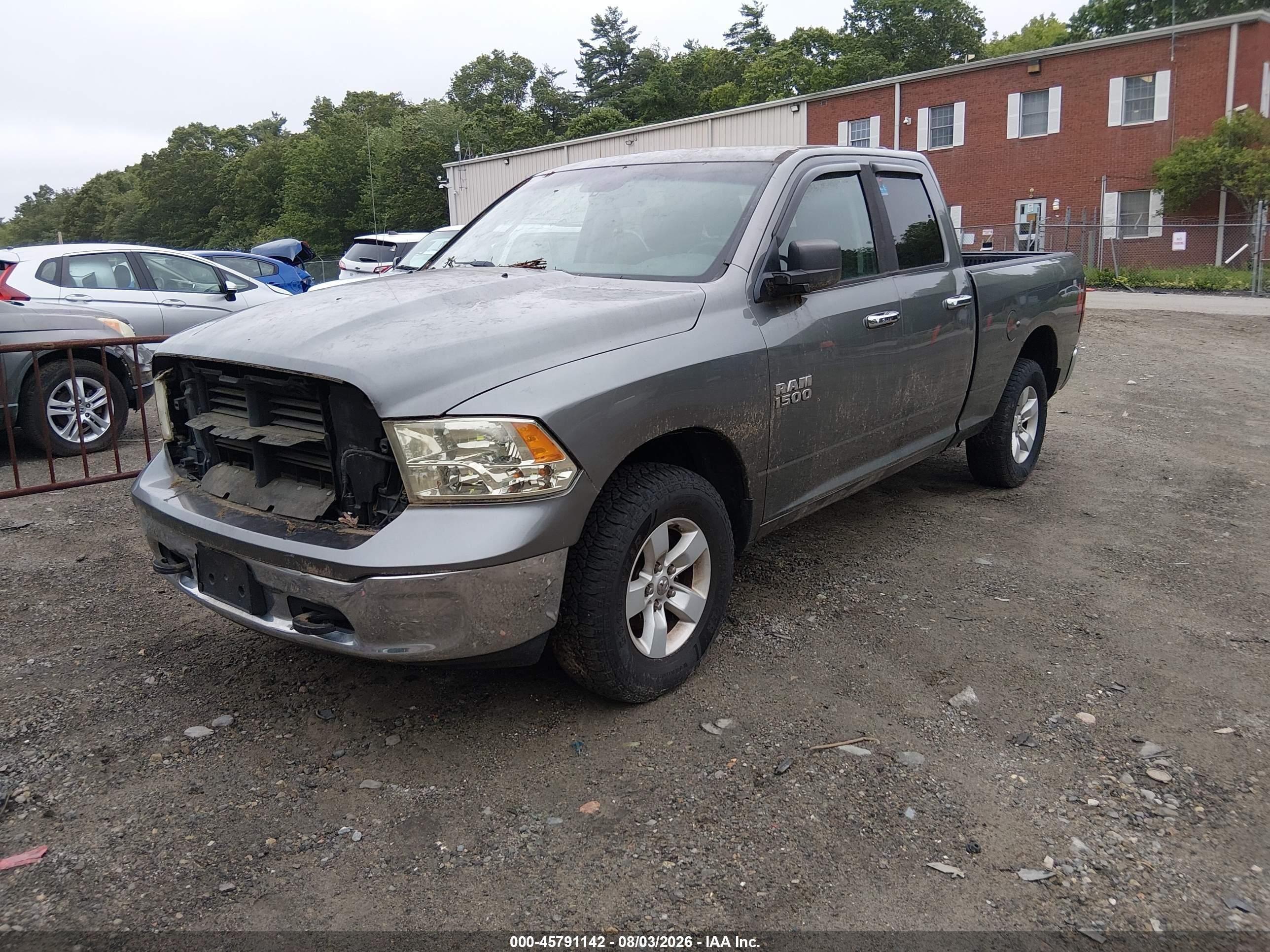2013 Ram 1500 Slt Серый vin: 1C6RR7GGXDS614161