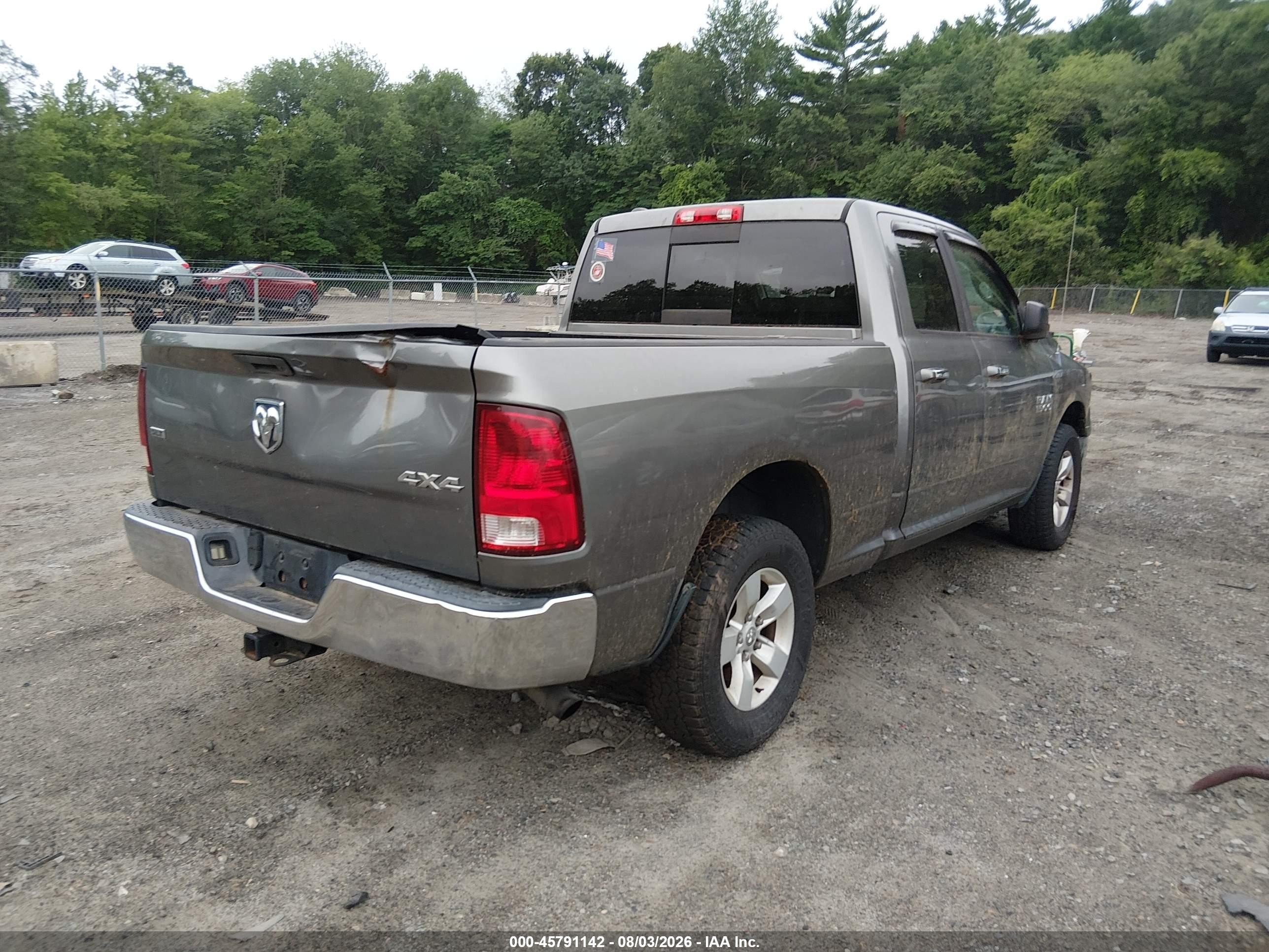2013 Ram 1500 Slt Серый vin: 1C6RR7GGXDS614161