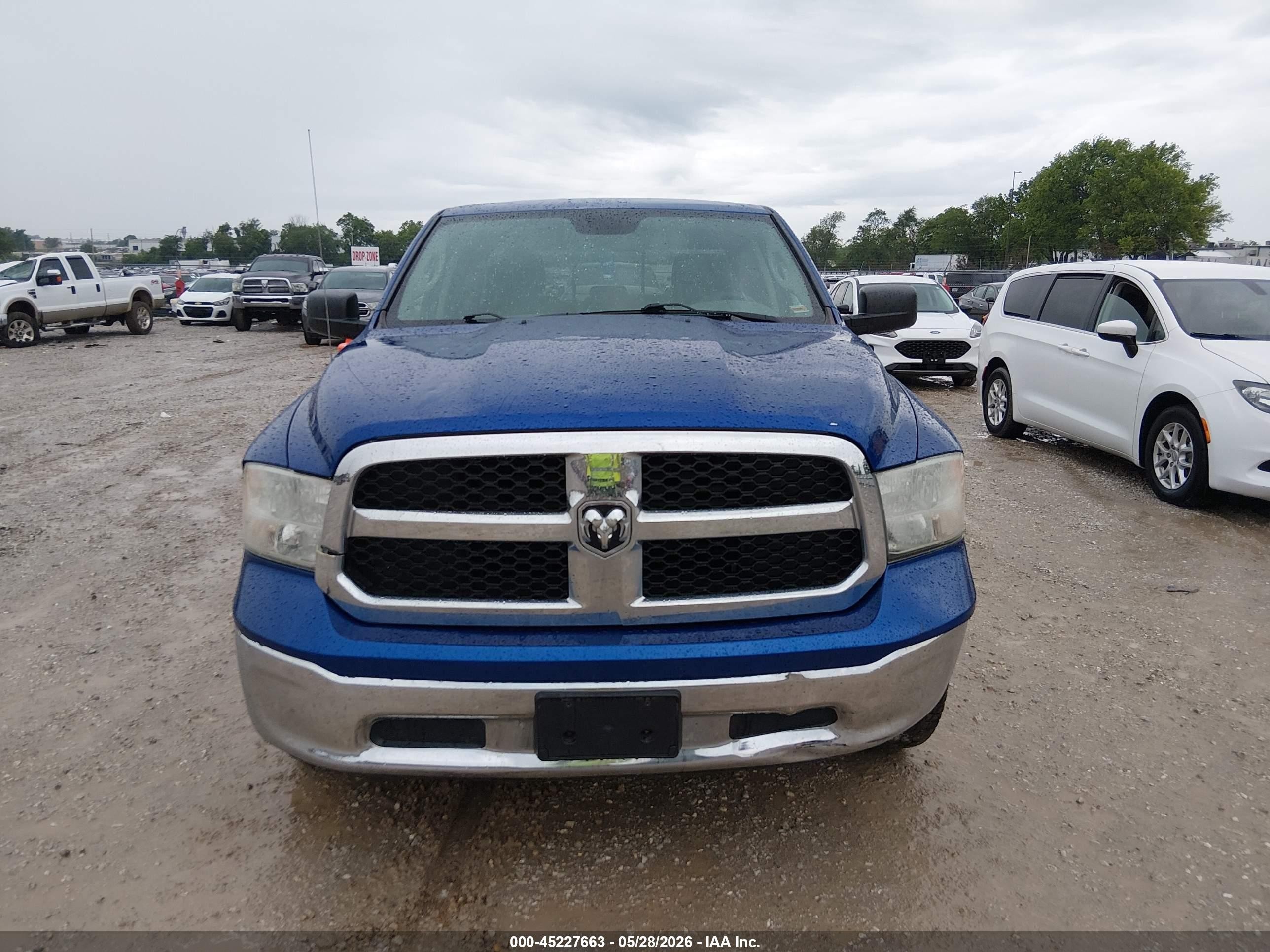 2017 Ram 1500 Slt  4x4 6'4 Box Blue vin: 1C6RR7GGXHS646680