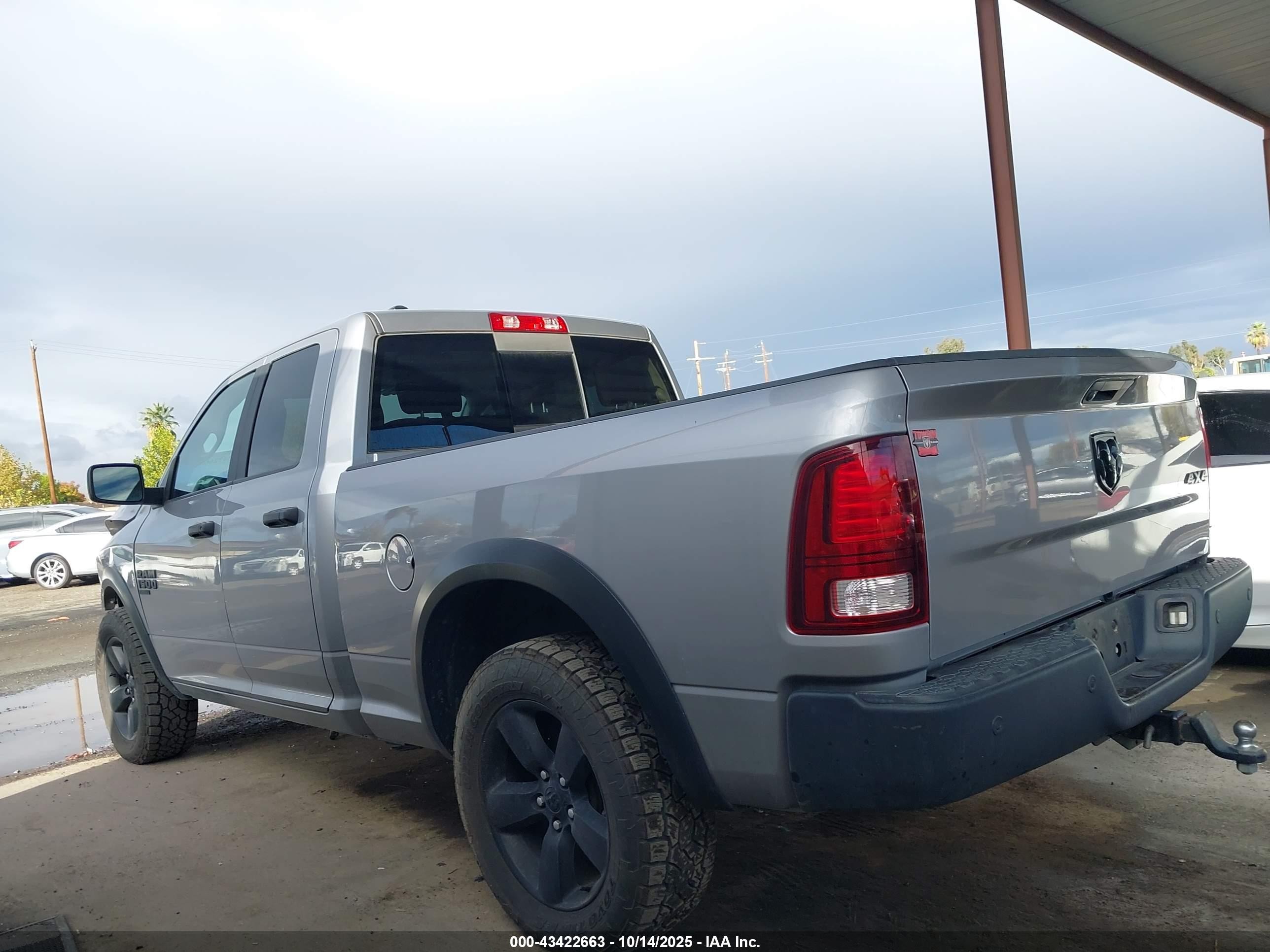 2020 Ram 1500 Classic Warlock  4x4 6'4 Box Gray vin: 1C6RR7GGXLS161996