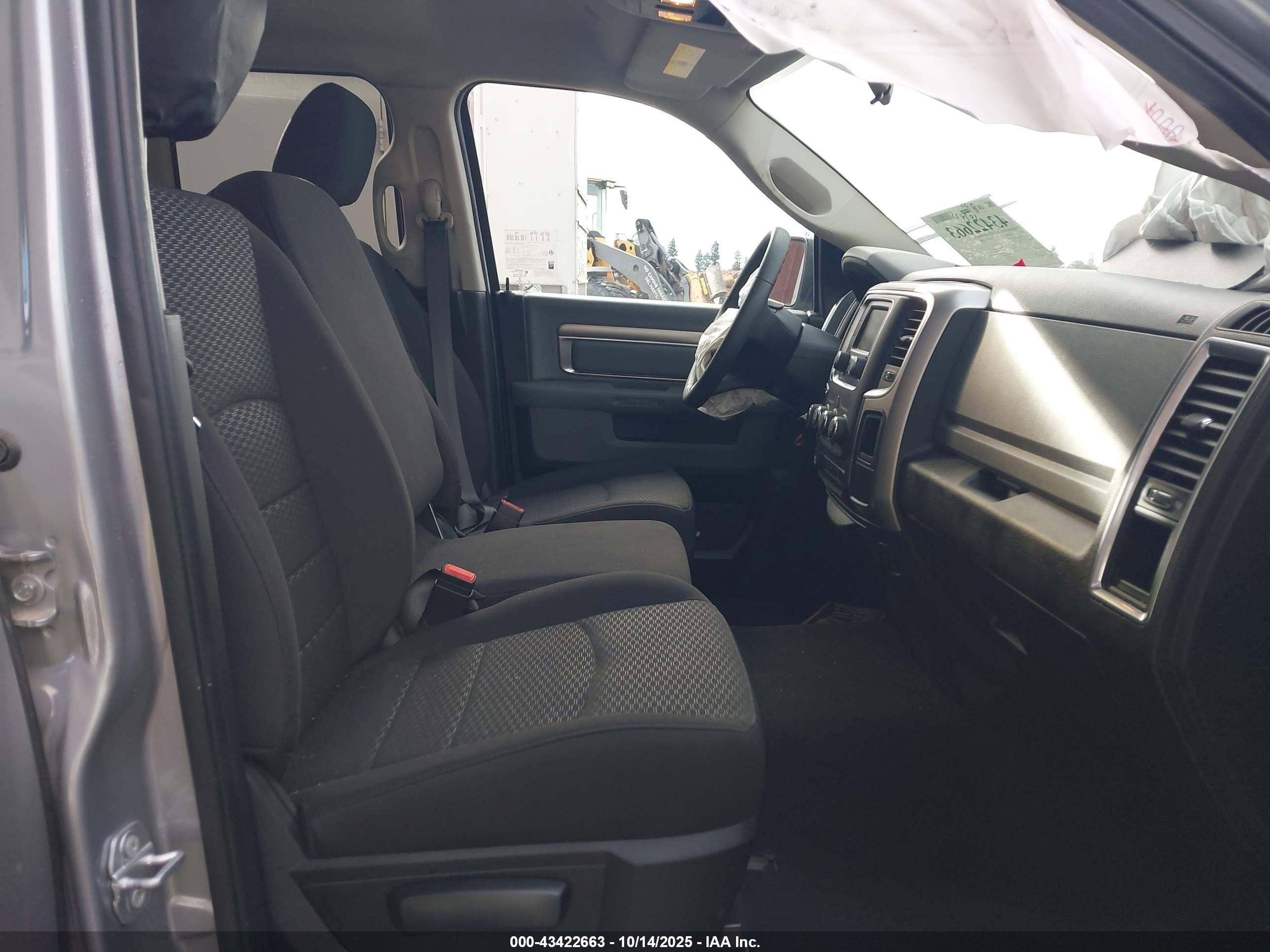 2020 Ram 1500 Classic Warlock  4x4 6'4 Box Gray vin: 1C6RR7GGXLS161996