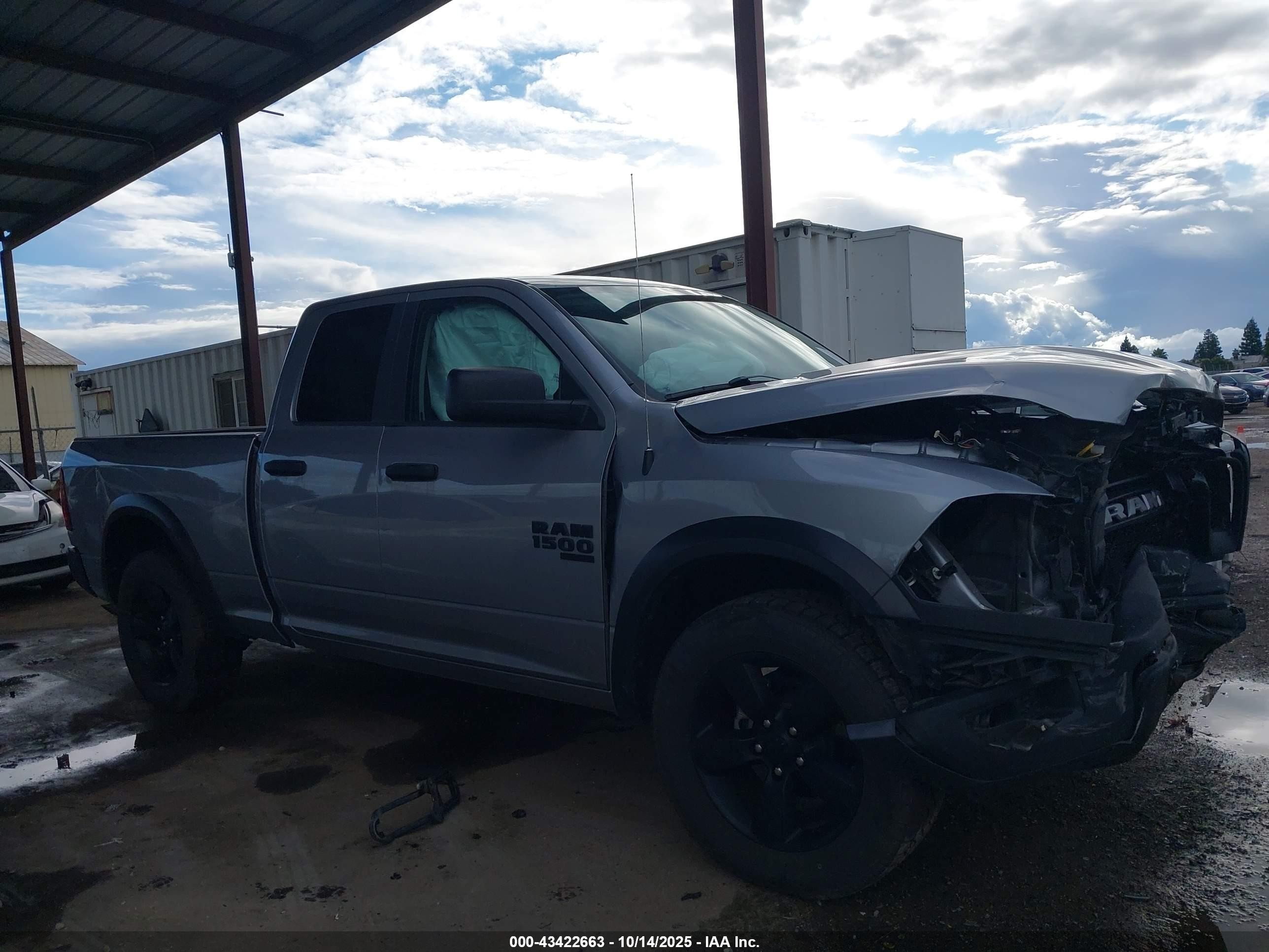2020 Ram 1500 Classic Warlock  4x4 6'4 Box Gray vin: 1C6RR7GGXLS161996