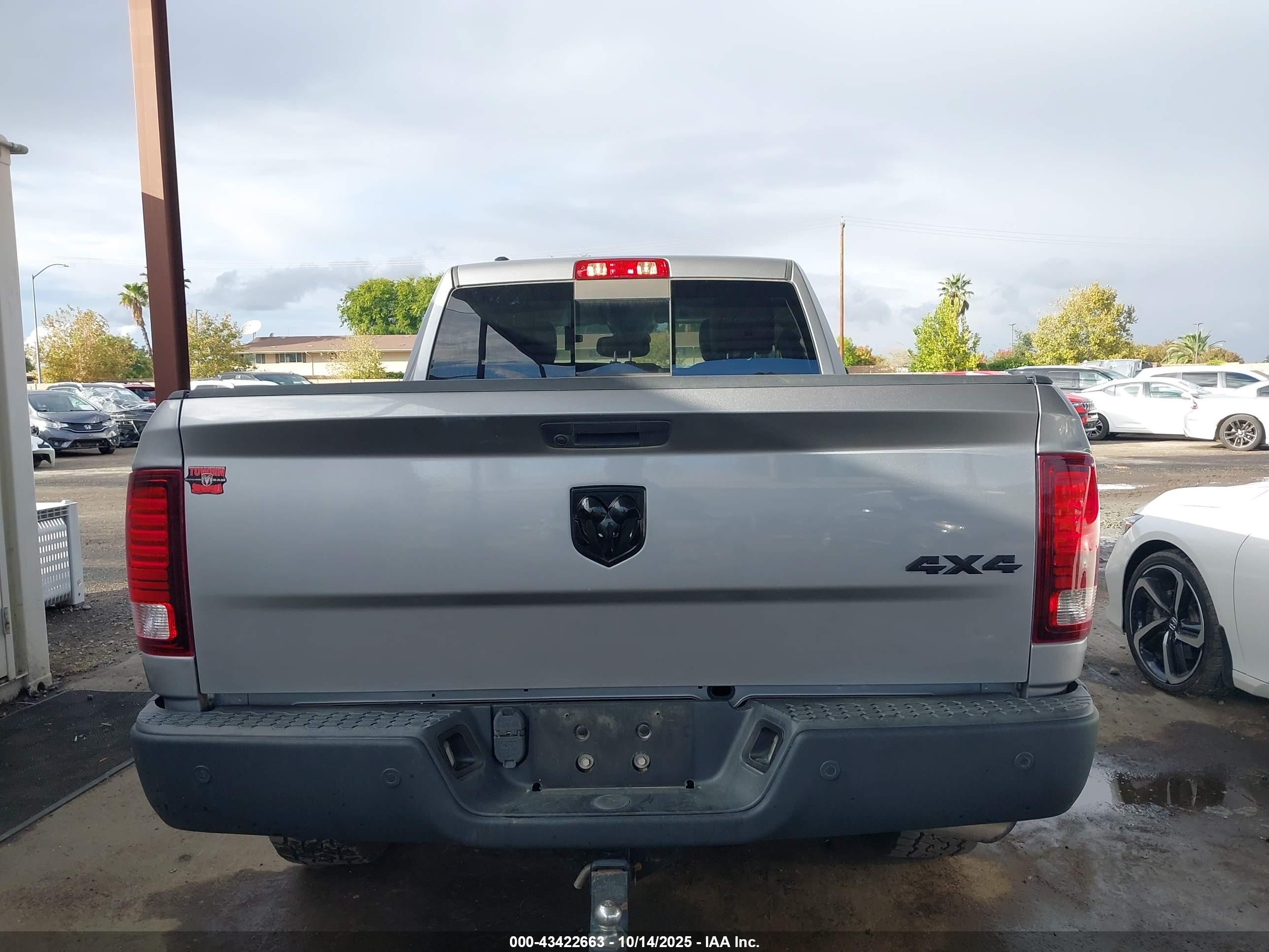 2020 Ram 1500 Classic Warlock  4x4 6'4 Box Gray vin: 1C6RR7GGXLS161996